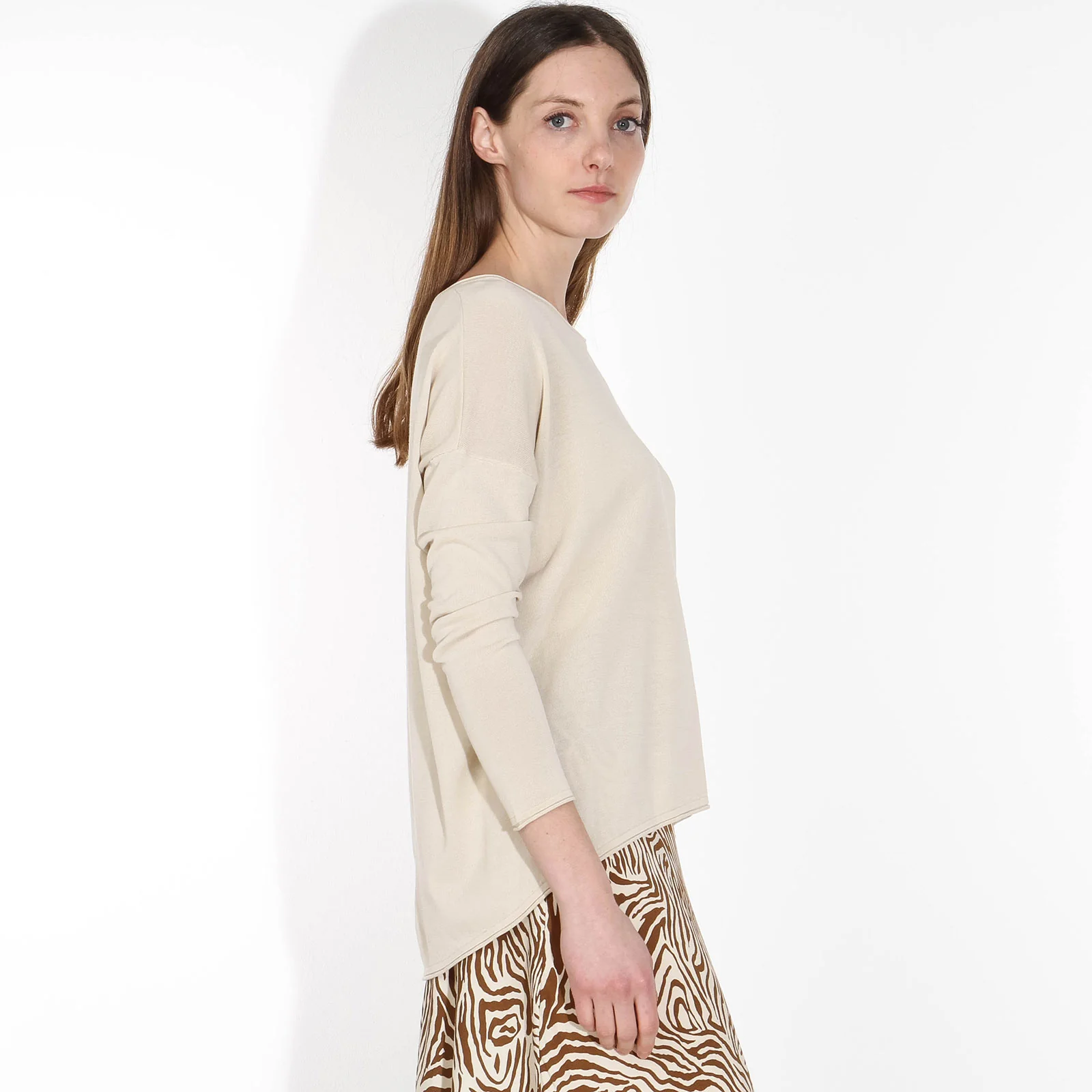 Kally O-Neck Jumper quicksand - Image 4