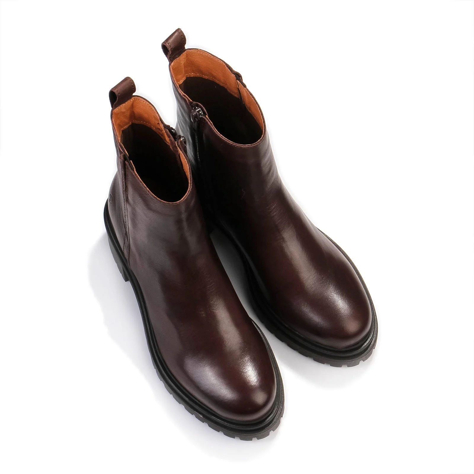 Katie Elevated Leather Boots ebony - Image 4