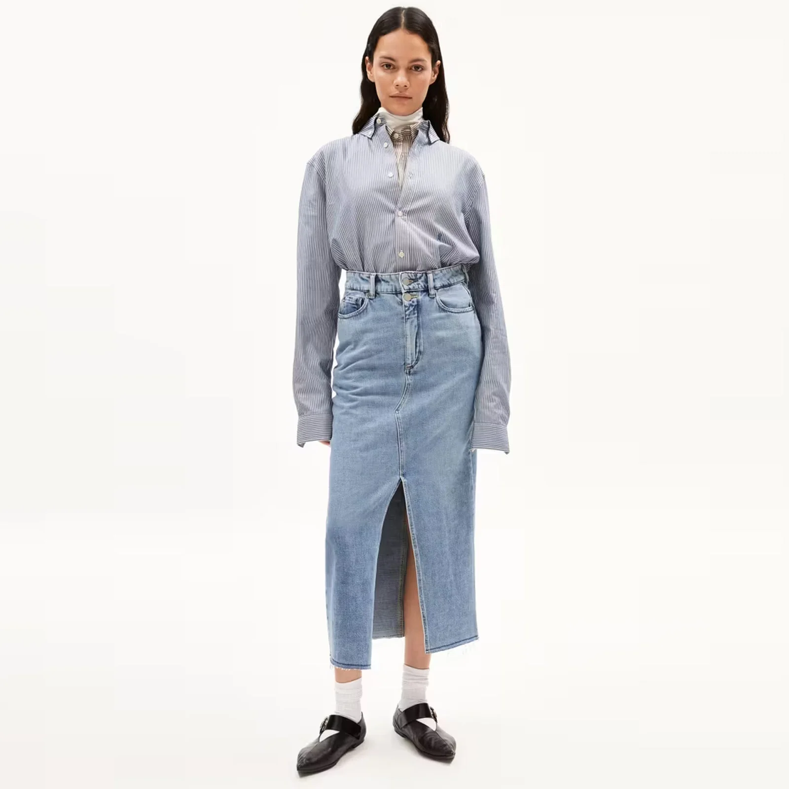 Kitaari Demi Denim Skirt indigo pebbles - Image 2