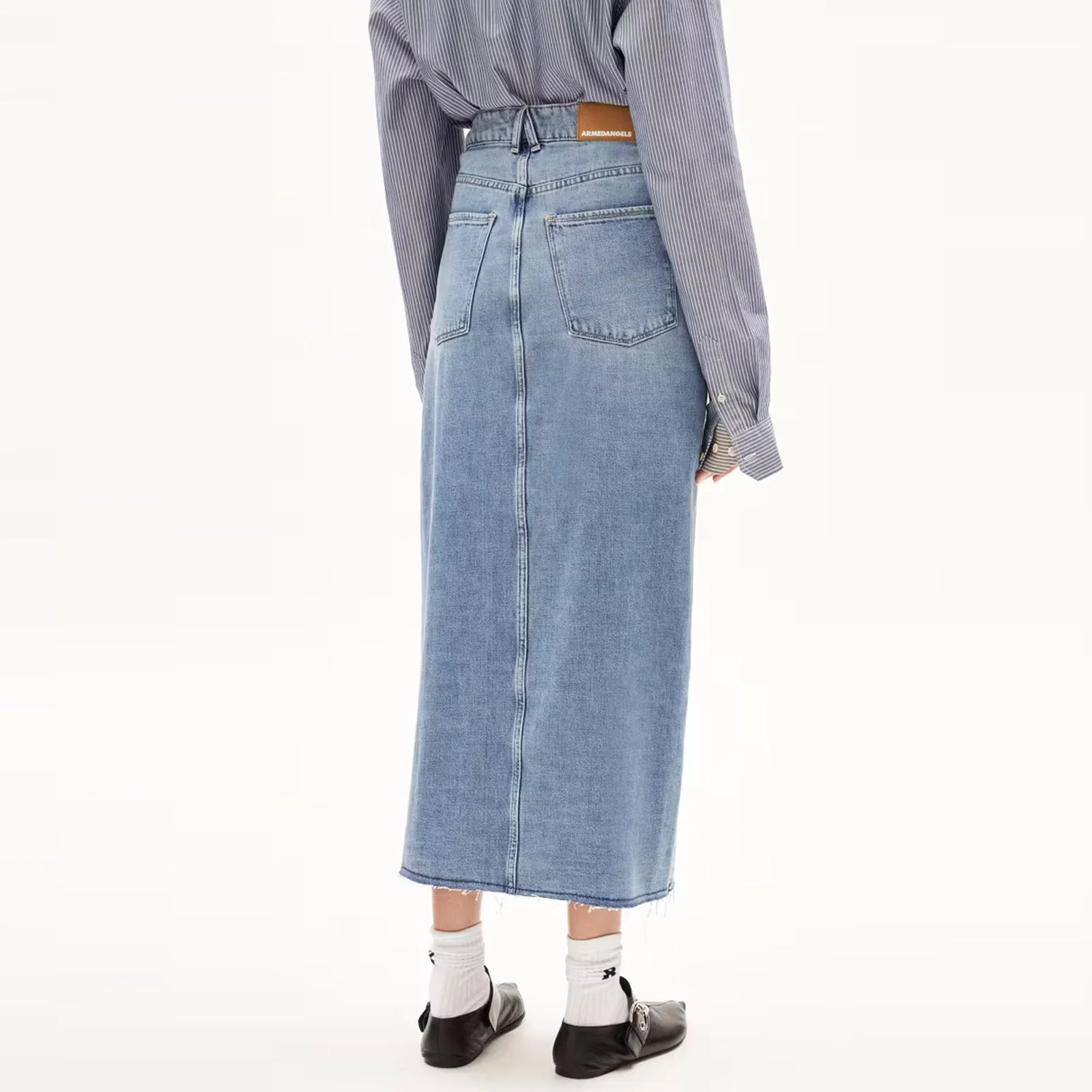 Kitaari Demi Denim Skirt indigo pebbles - Image 4