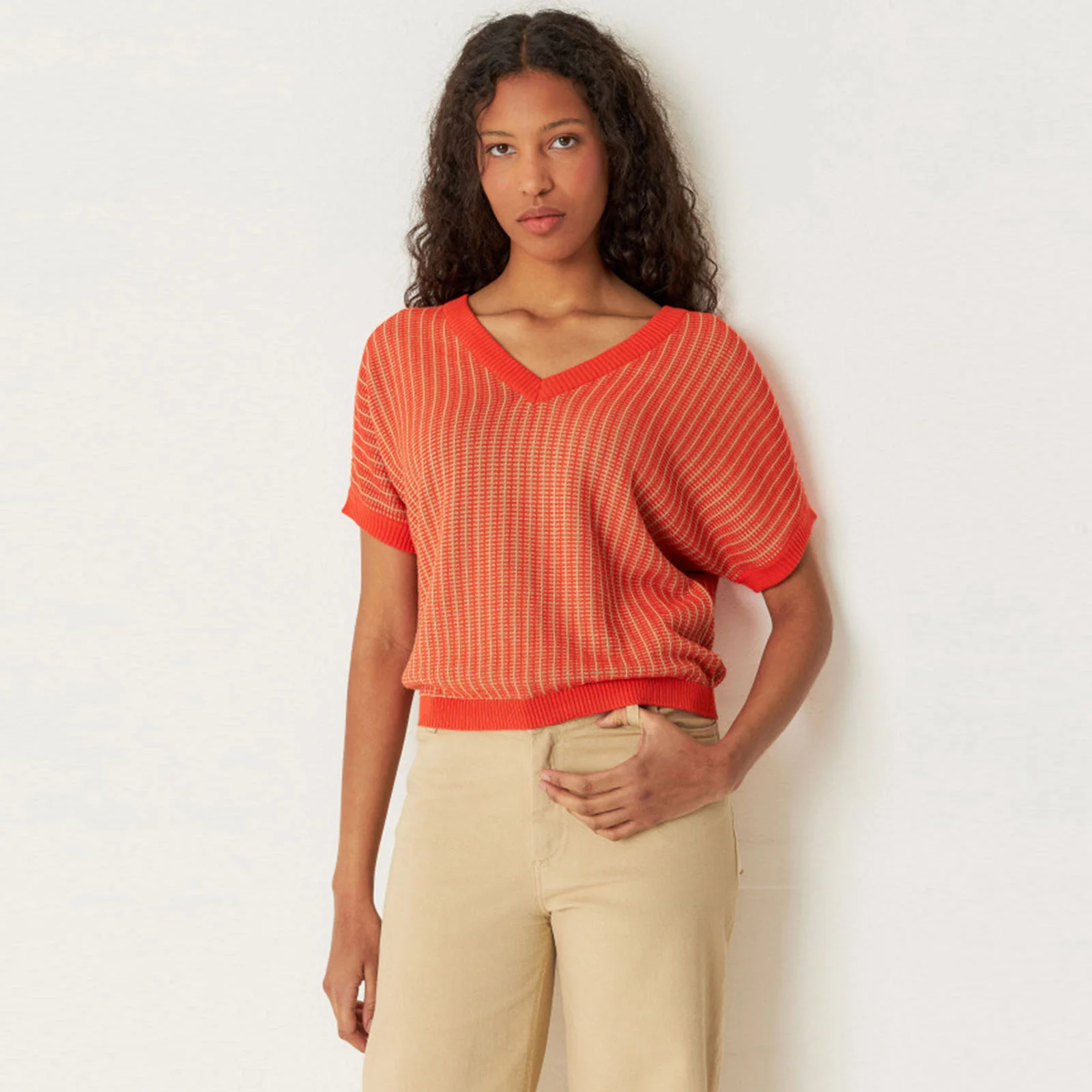 Kloe Sweater multicolour red