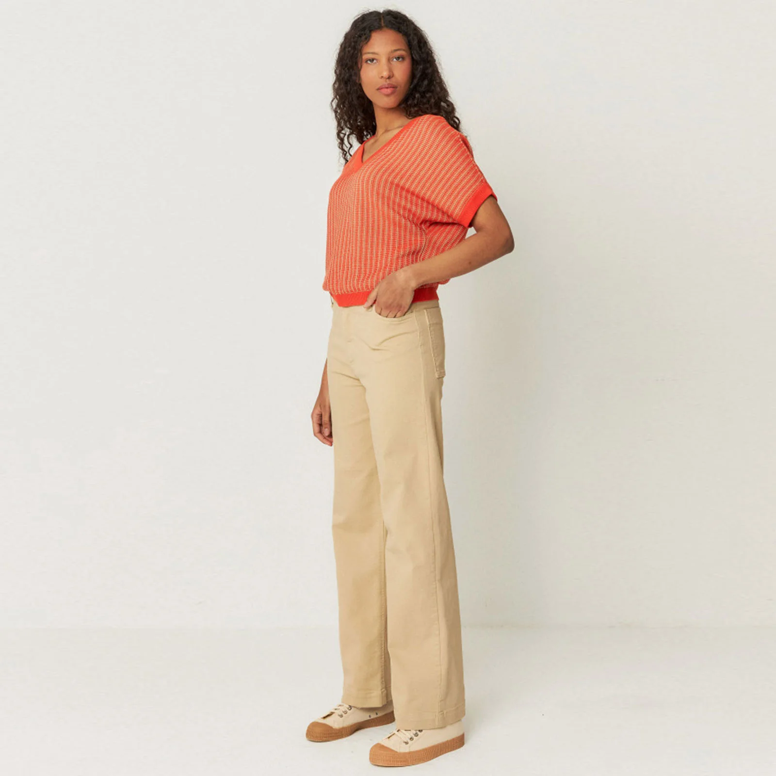 Kloe Sweater multicolour red - Image 4