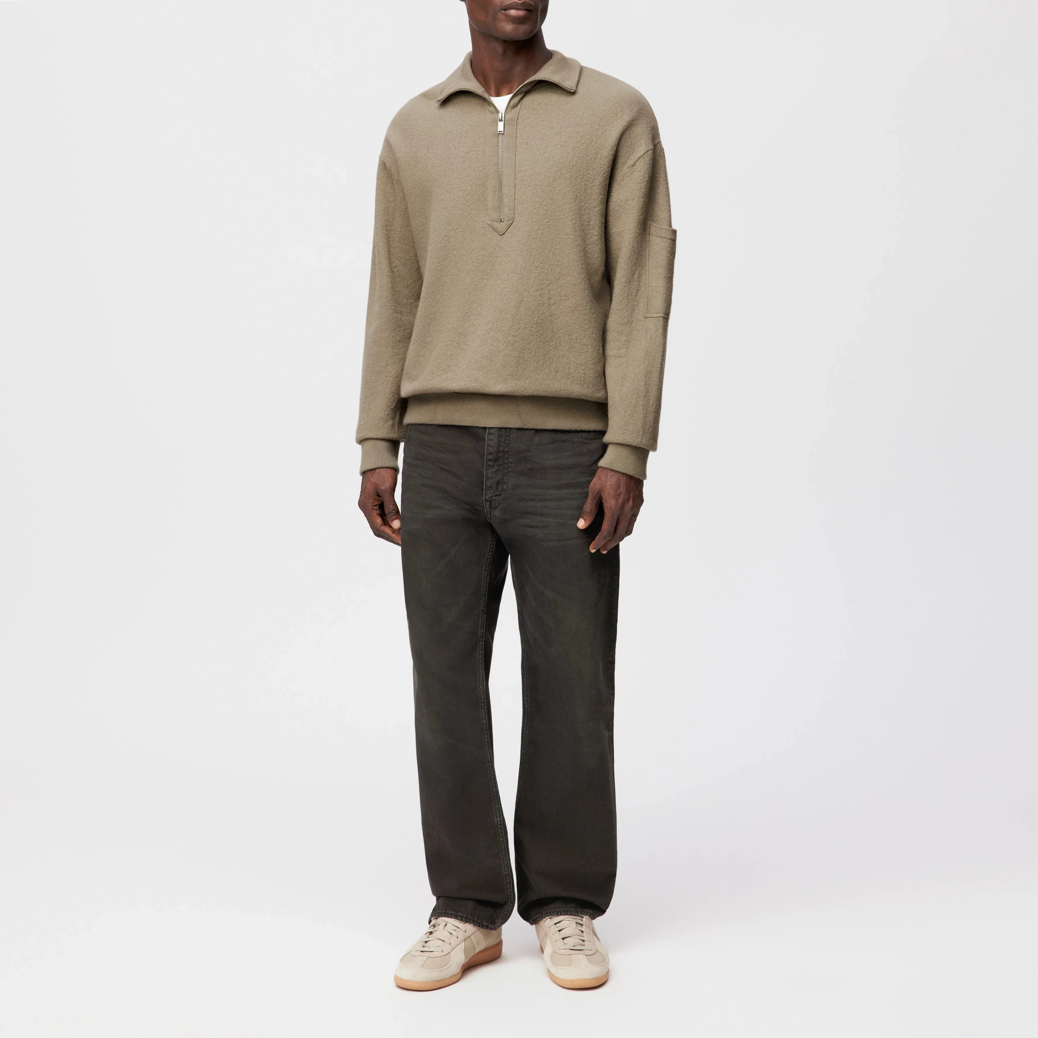 Kouper Half Zip Sweater 420222 fango - Image 4