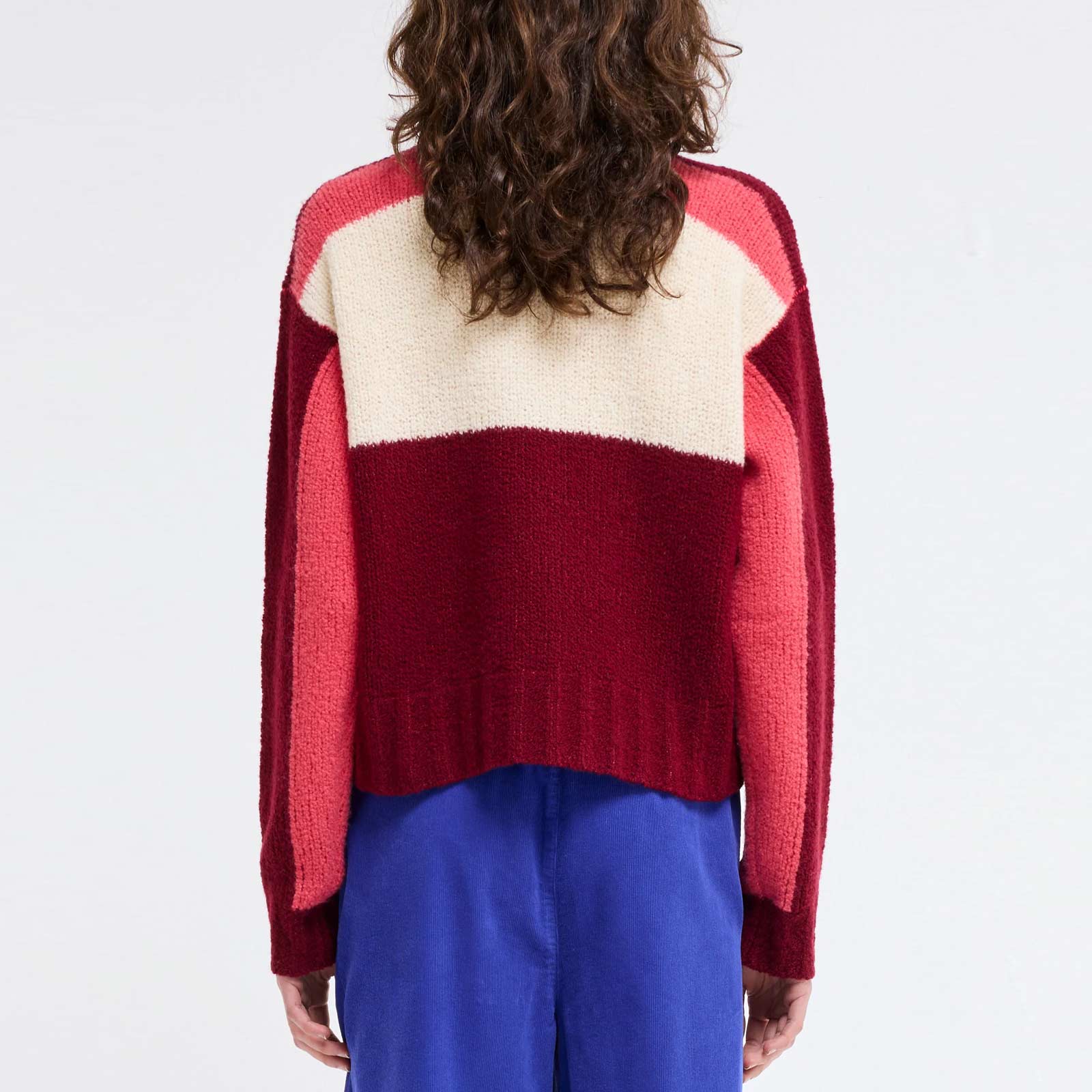 Krasner Cardigan burgundy - Image 2