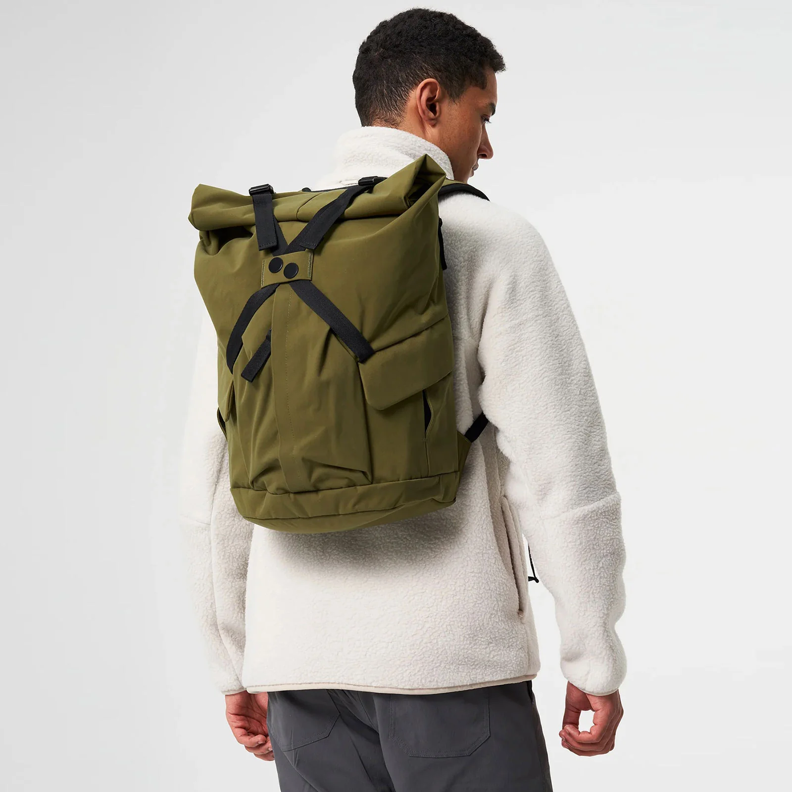 Kross Backpack solid olive - Image 6