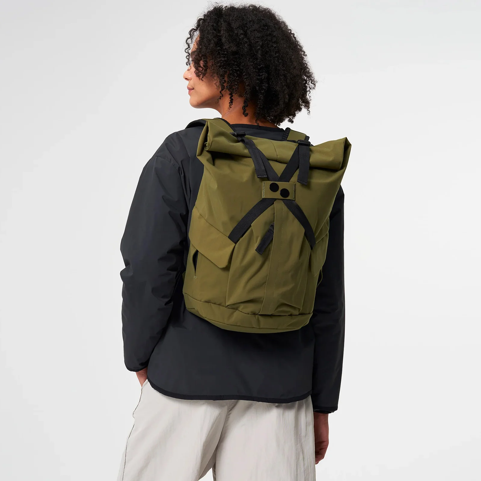 Kross Backpack solid olive - Image 8