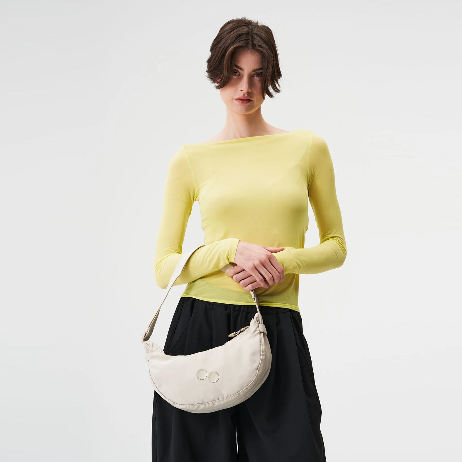 Krumm Small Crossbody Bag cliff beige - Image 6