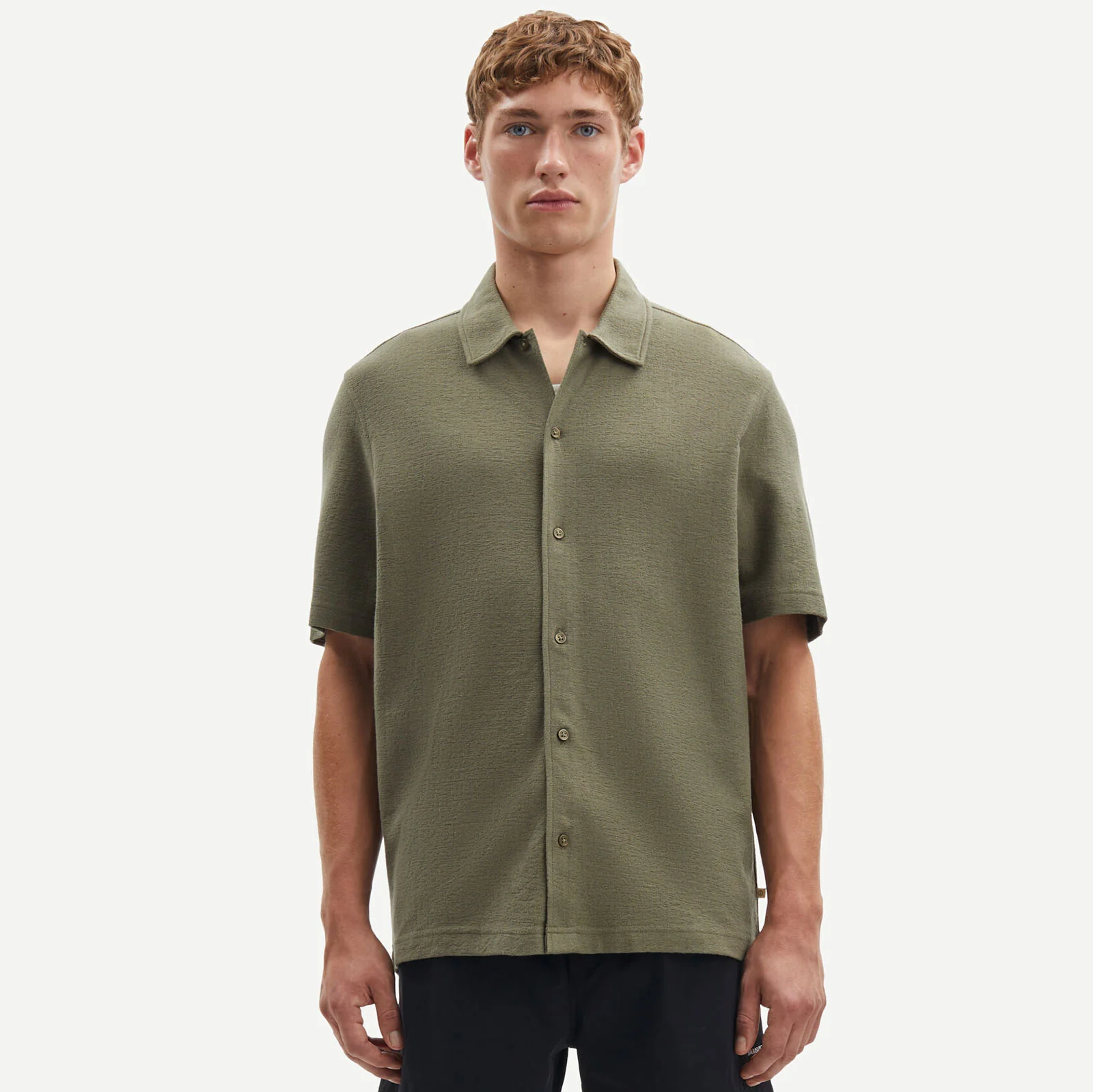 Kvistbro Short Sleeve Shirt 11600 dusty olive - Image 3
