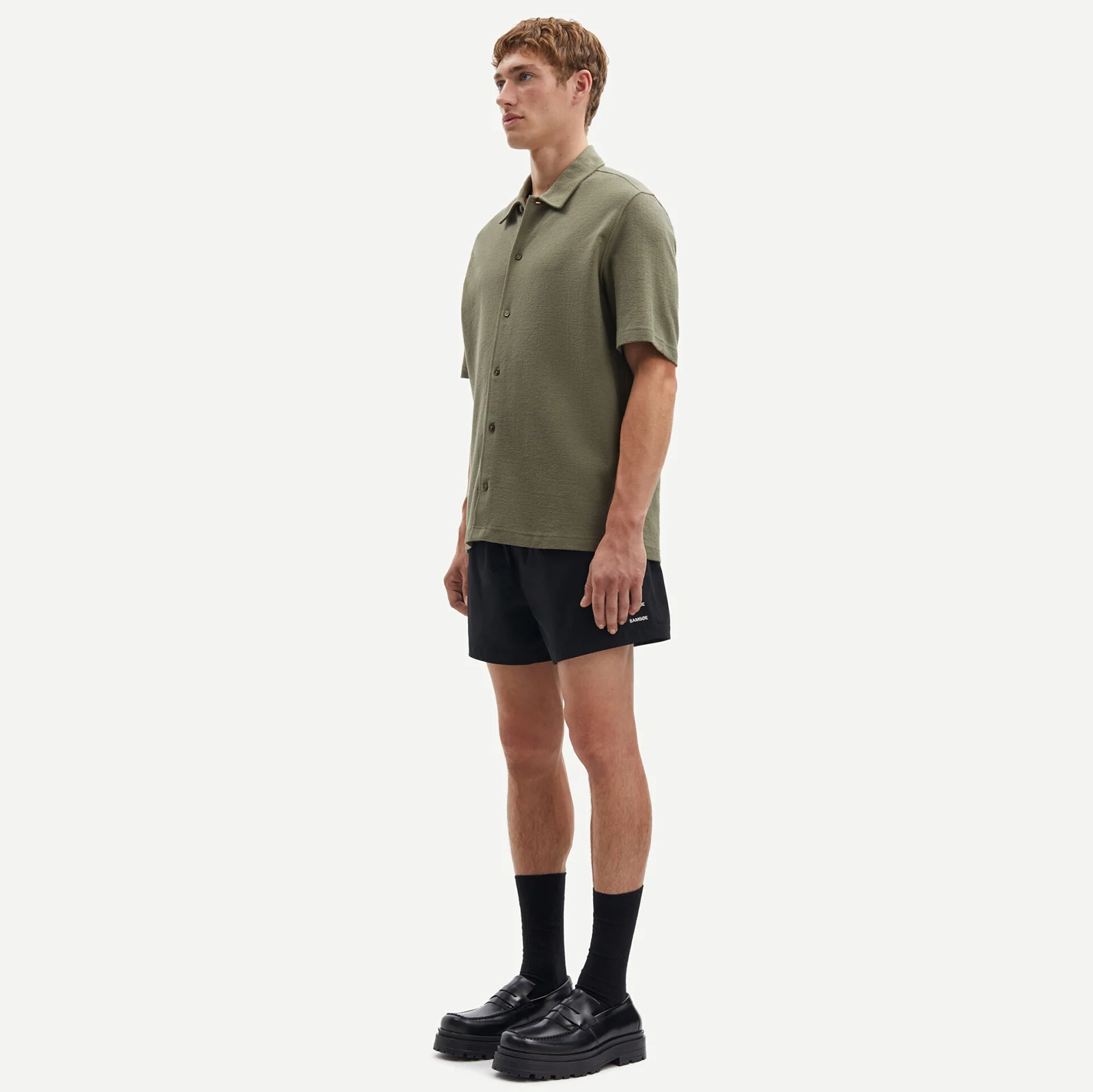 Kvistbro Short Sleeve Shirt 11600 dusty olive - Image 4
