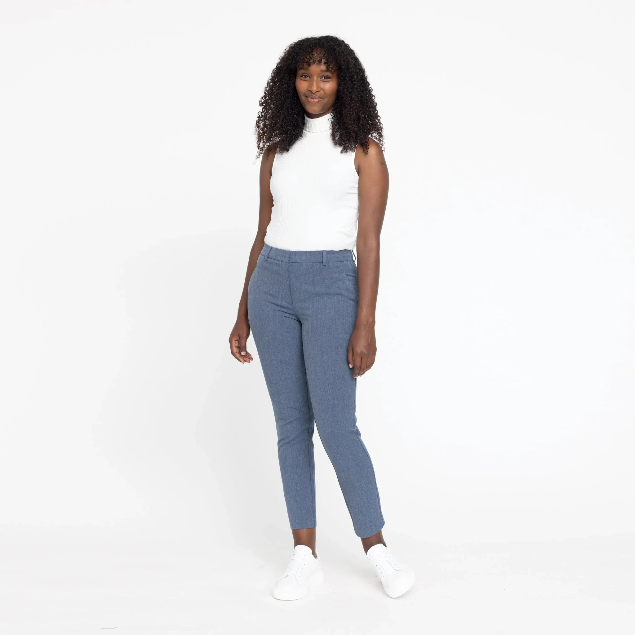 KylieFV Crop 016 Trousers blue fusion - Image 2