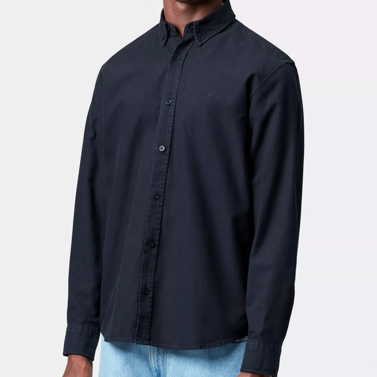 L/S Bolton Shirt dark navy