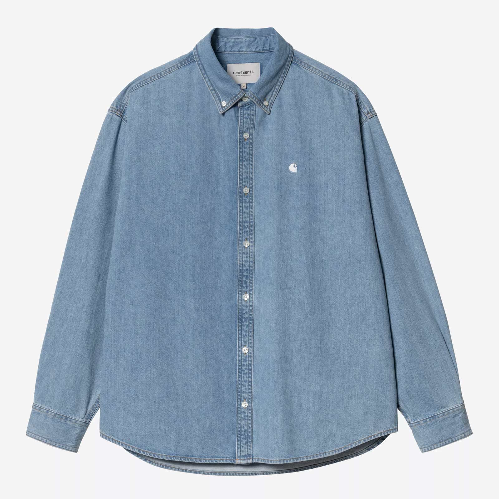 L/S Lucas Shirt blue bleached