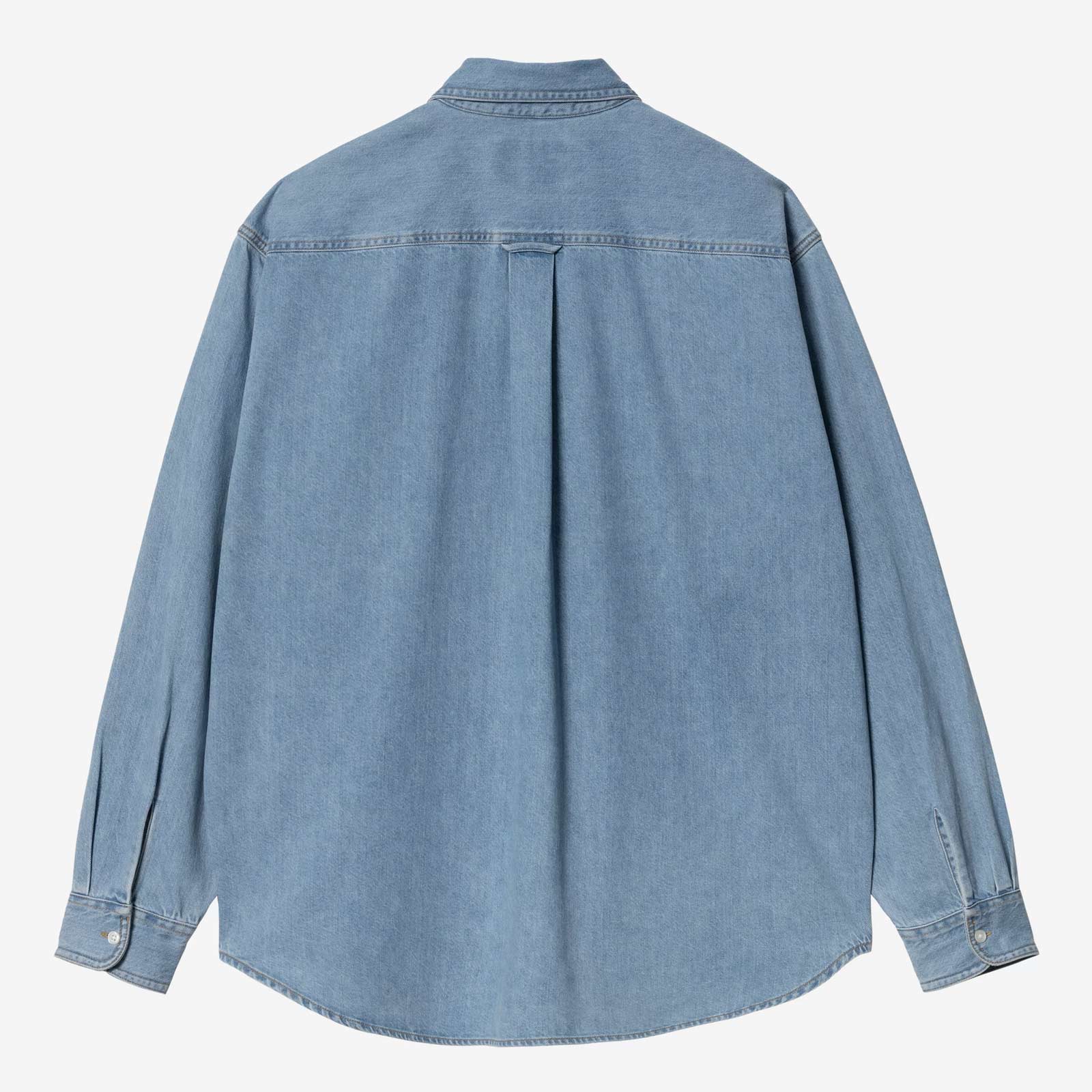 L/S Lucas Shirt blue bleached - Image 2