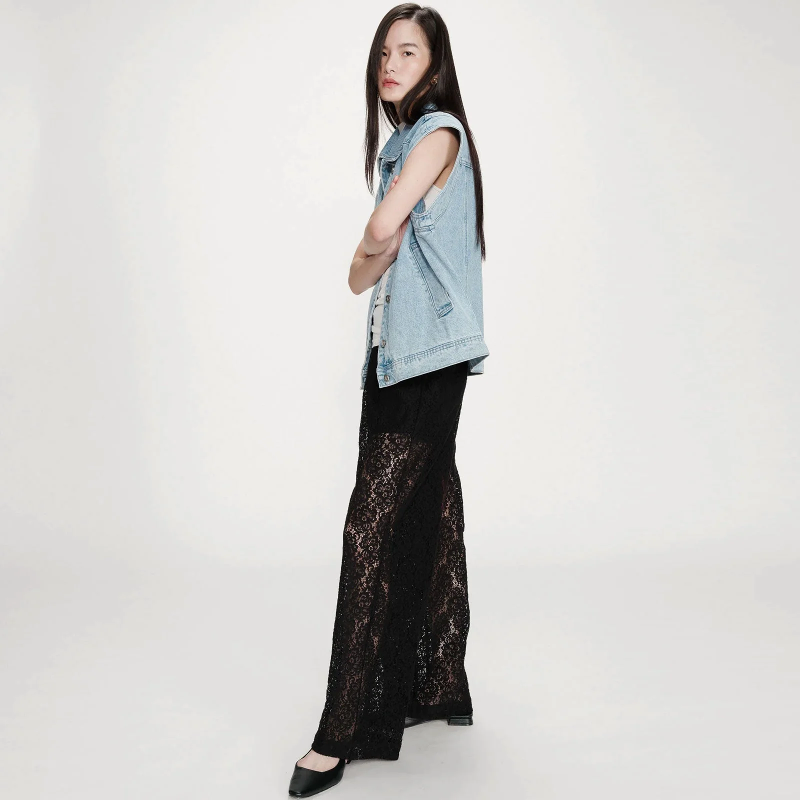 Lace Pants Vincent noir - Image 4