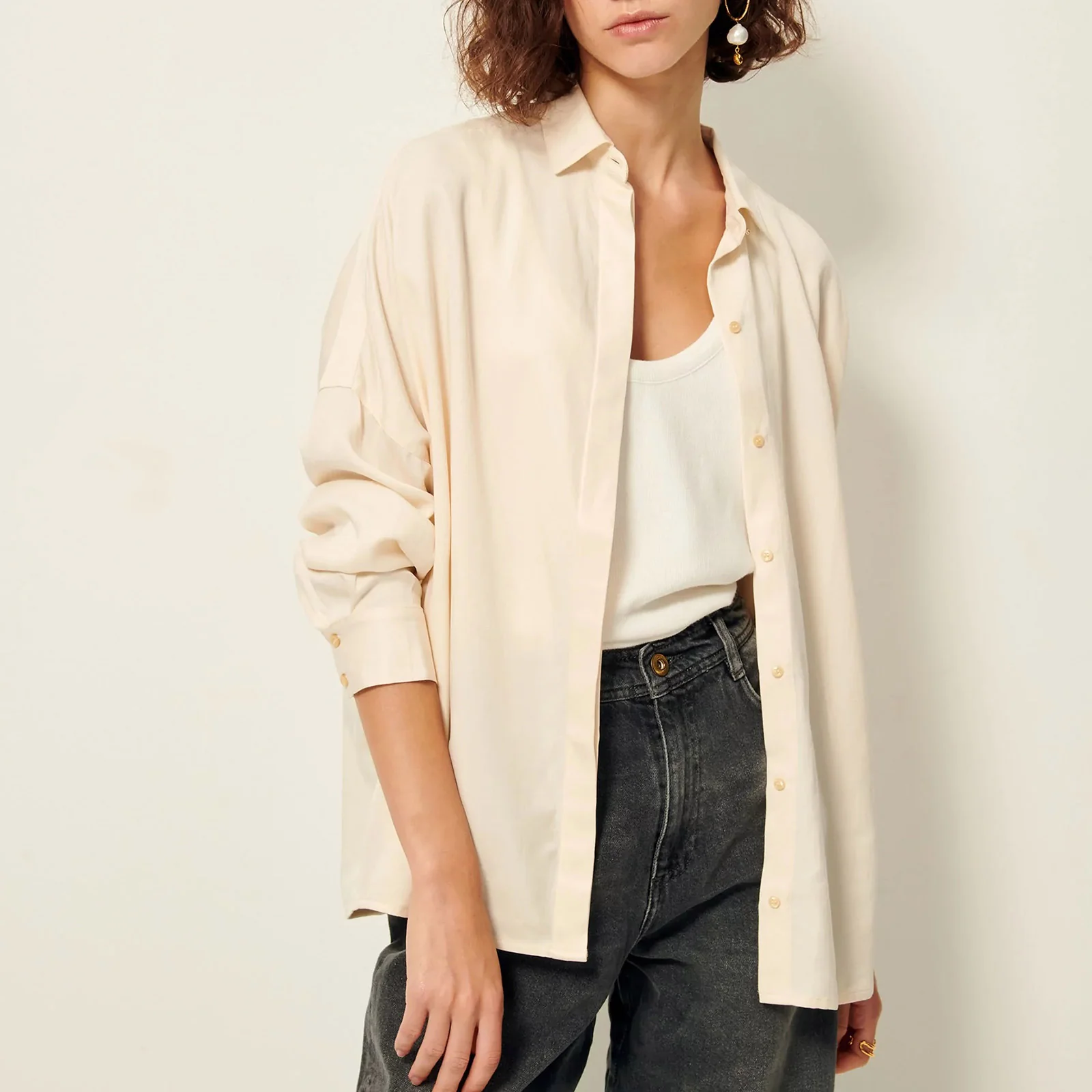 Lady D Blouse fleur de sel - Image 2
