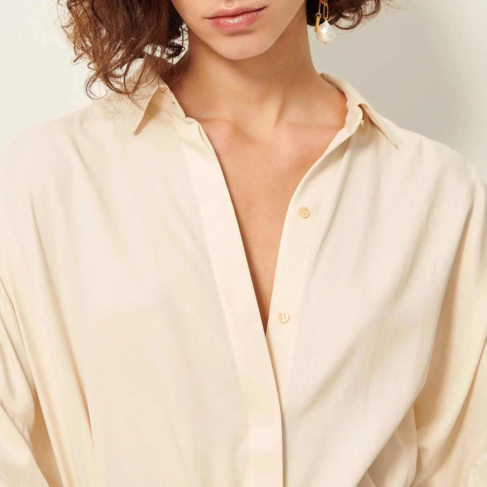 Lady D Blouse fleur de sel - Image 5