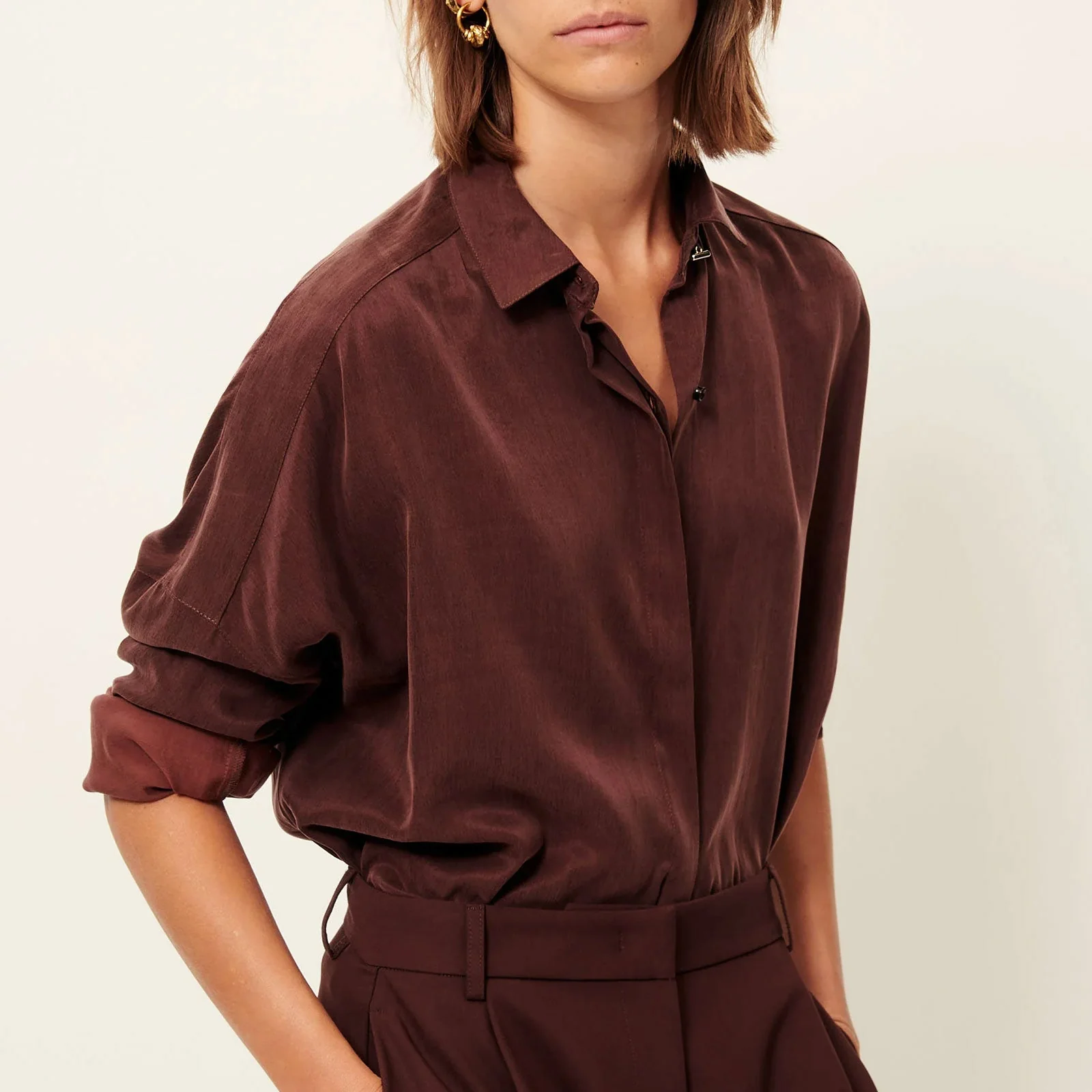 Lady D Blouse moka - Image 3