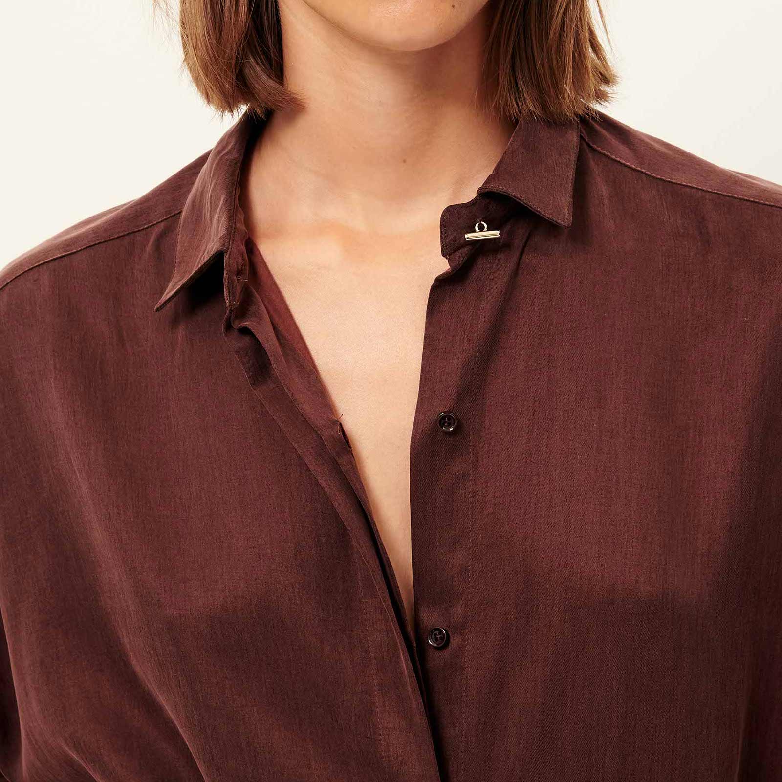 Lady D Blouse moka - Image 8