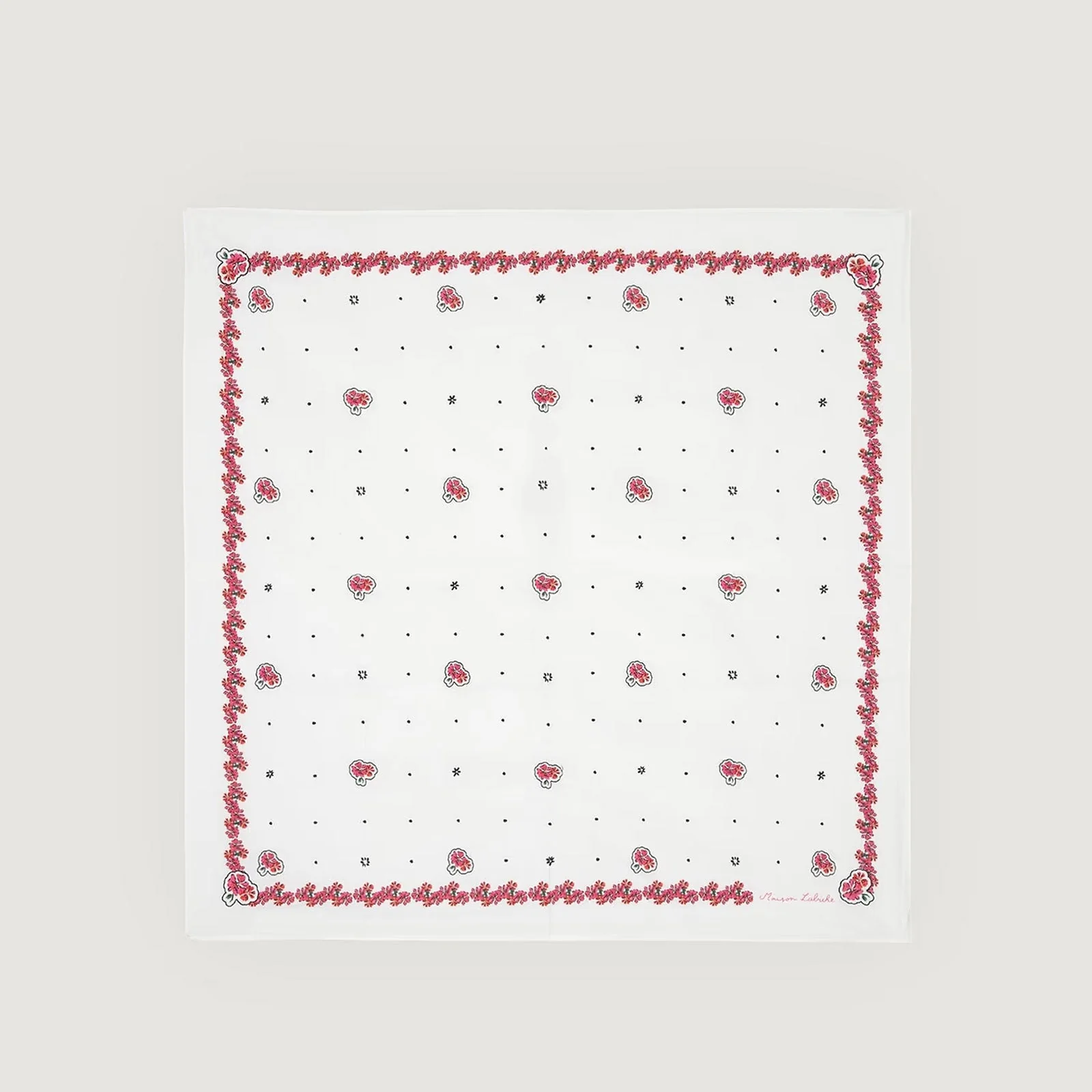 Lampue Bandana Flower flowers patch print - Image 2