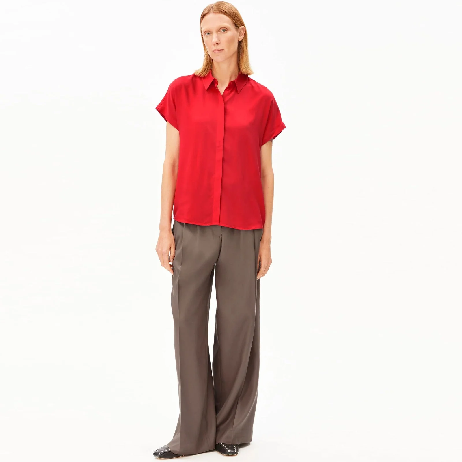 Larisaana Blouse mars red - Image 3