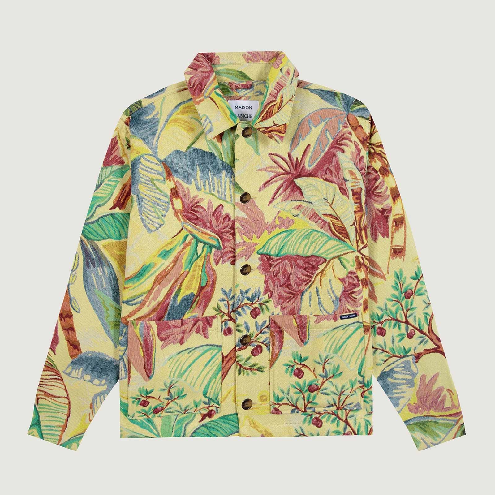Le Monnier Overshirt palm tree jacq - Image 4