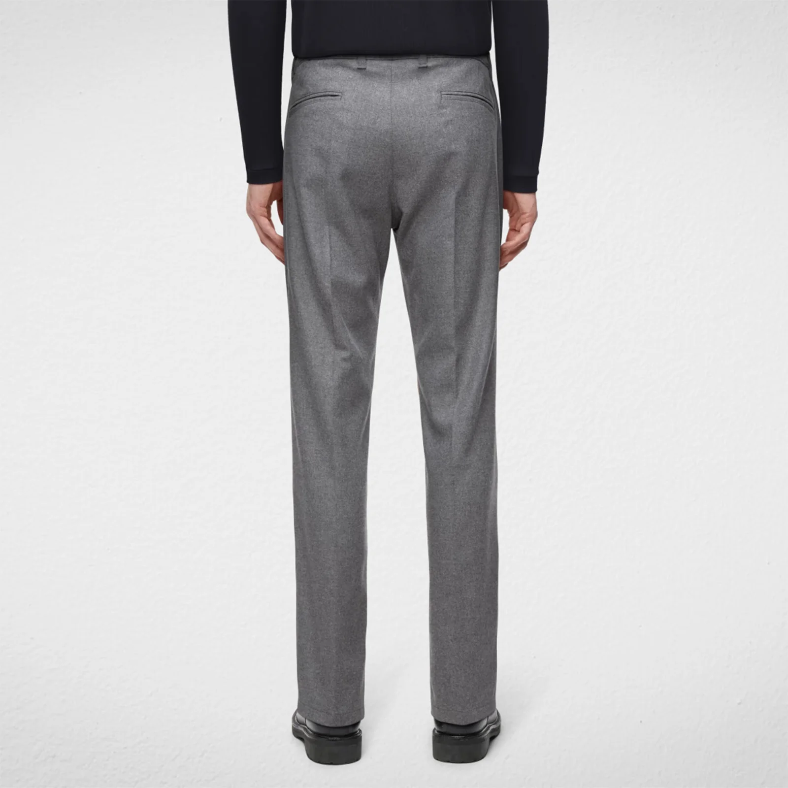 Leek Pants stone grey melange - Image 4
