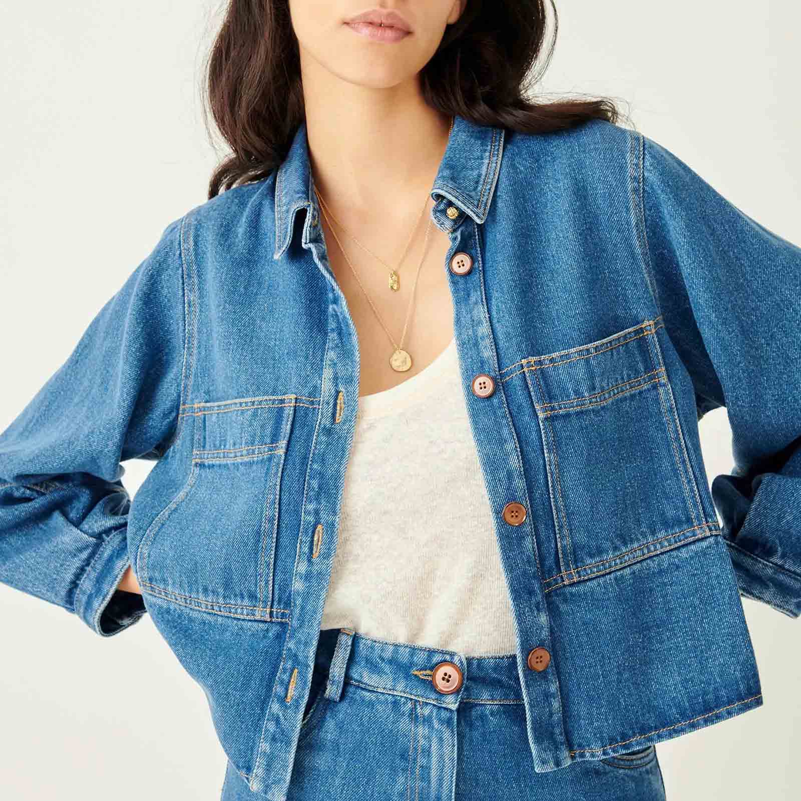 Leone Shirt denim blue - Image 4