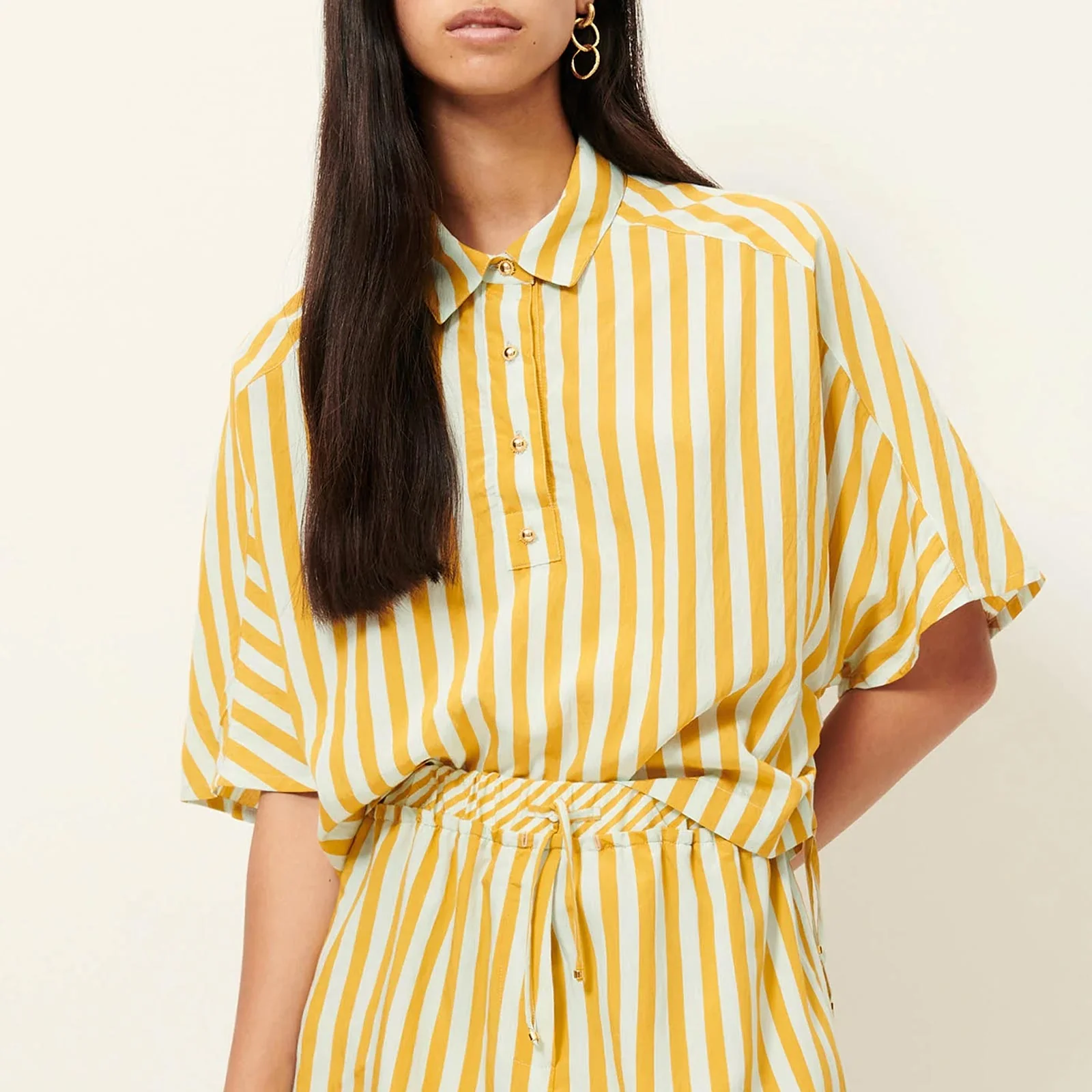 Lido Cropped Polo lagune