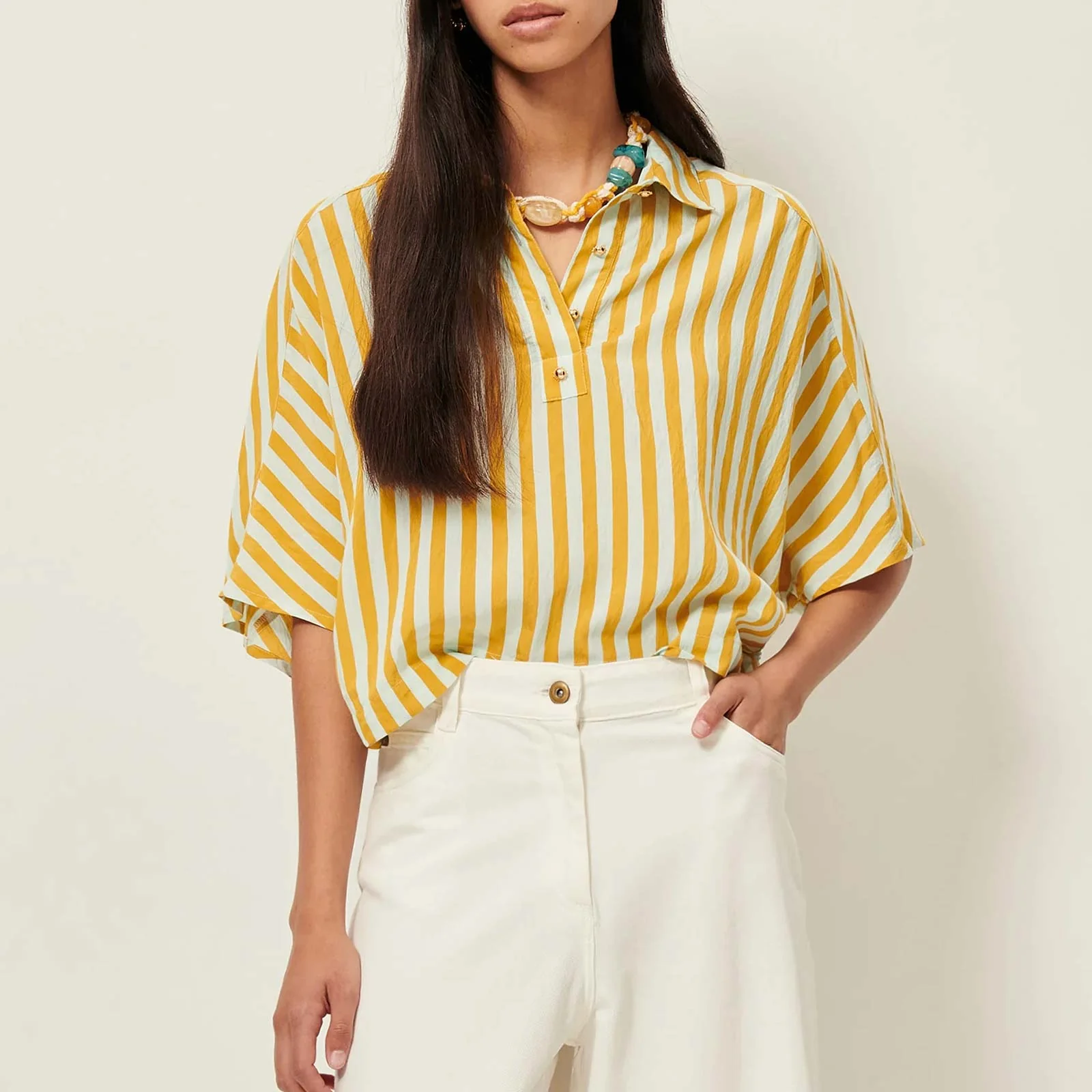 Lido Cropped Polo lagune - Image 4