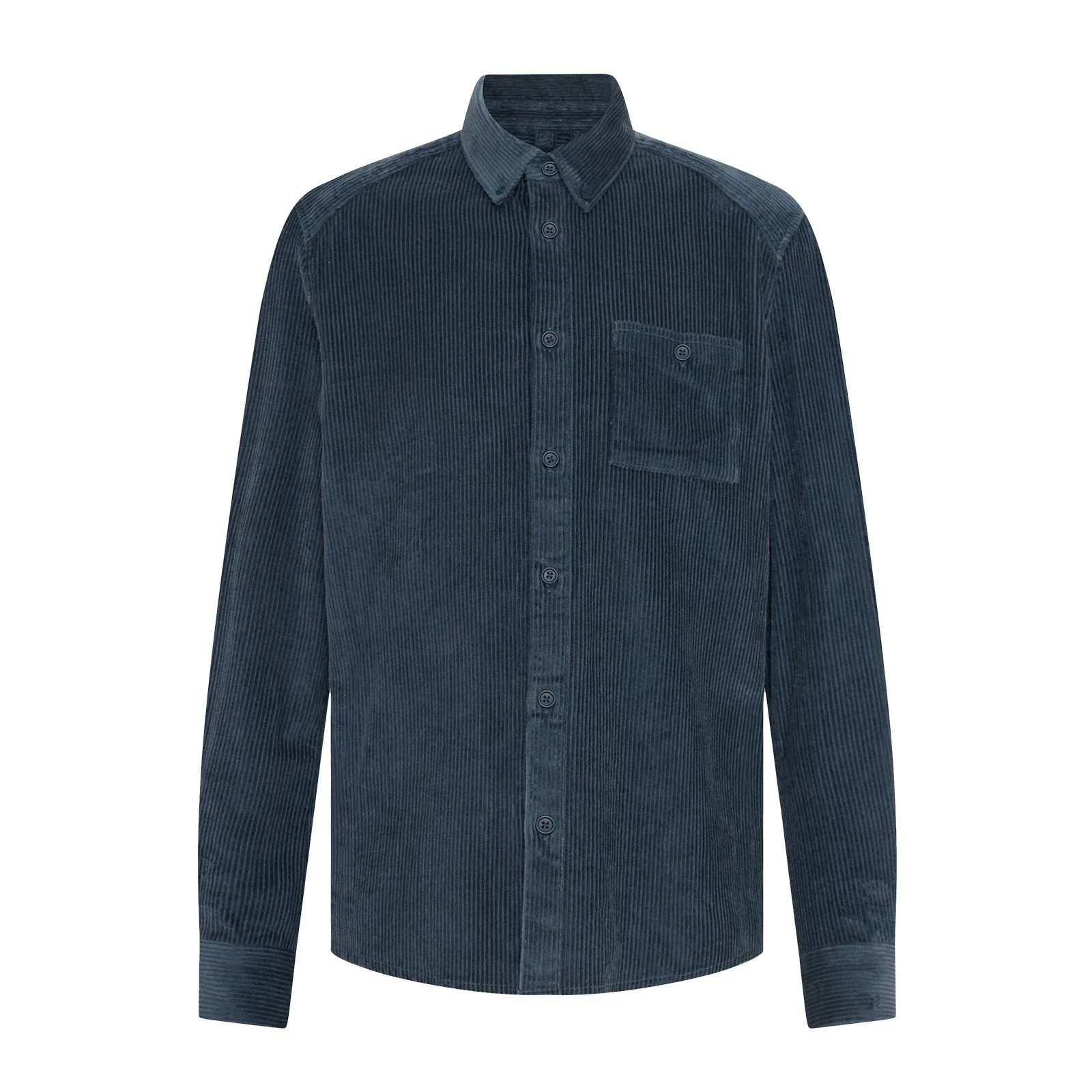 Liet Cord Shirt dark blue - Image 4