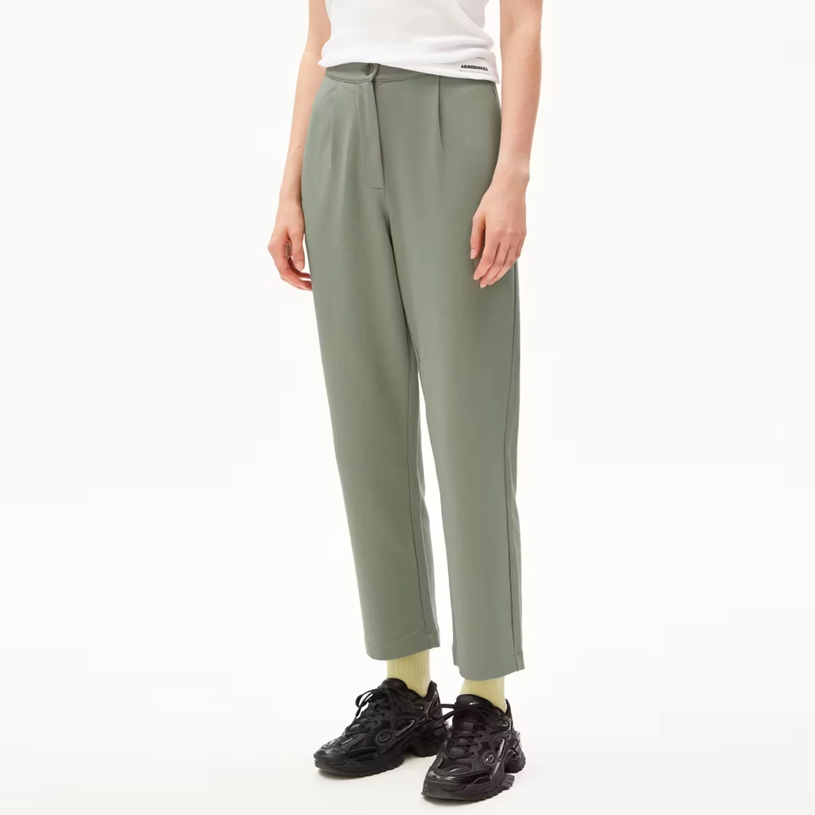 Linaa Lou Pants grey green - Image 2