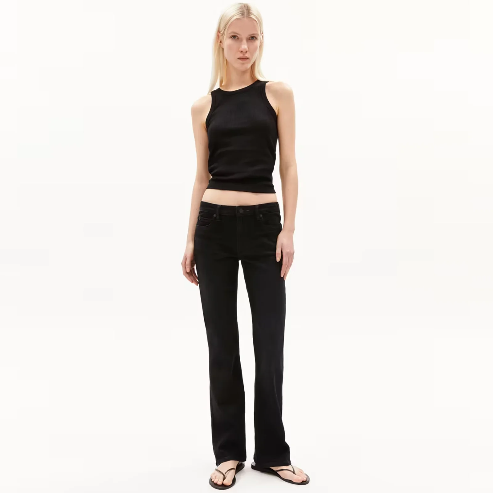 Linnaa x Low Boot Cut Jeans breath black - Image 2