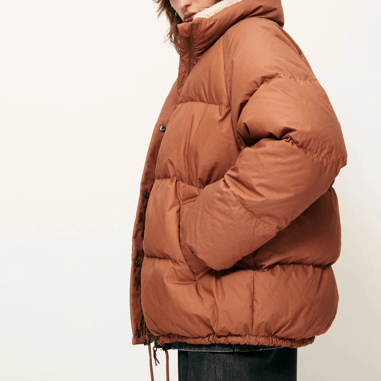 Livingstone Oversized Puff Jacket alezan - Image 4