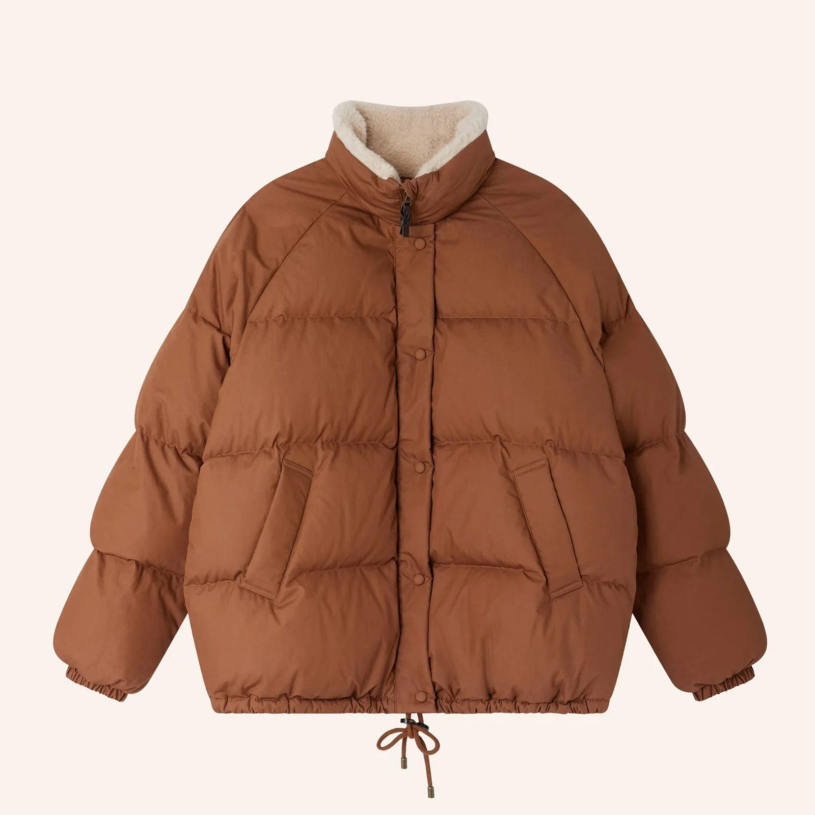 Livingstone Oversized Puff Jacket alezan - Image 7