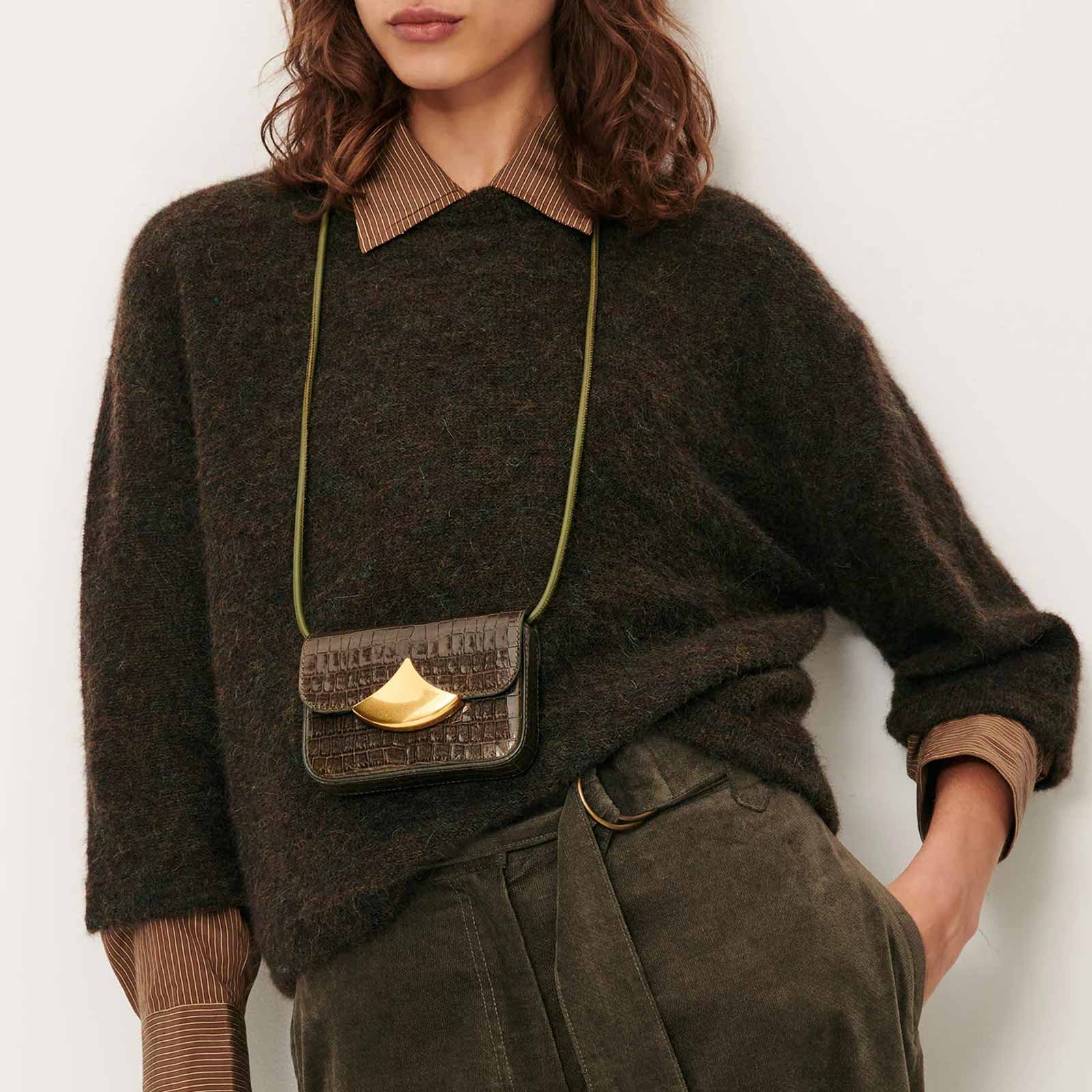 London S/S Jumper lichen mix