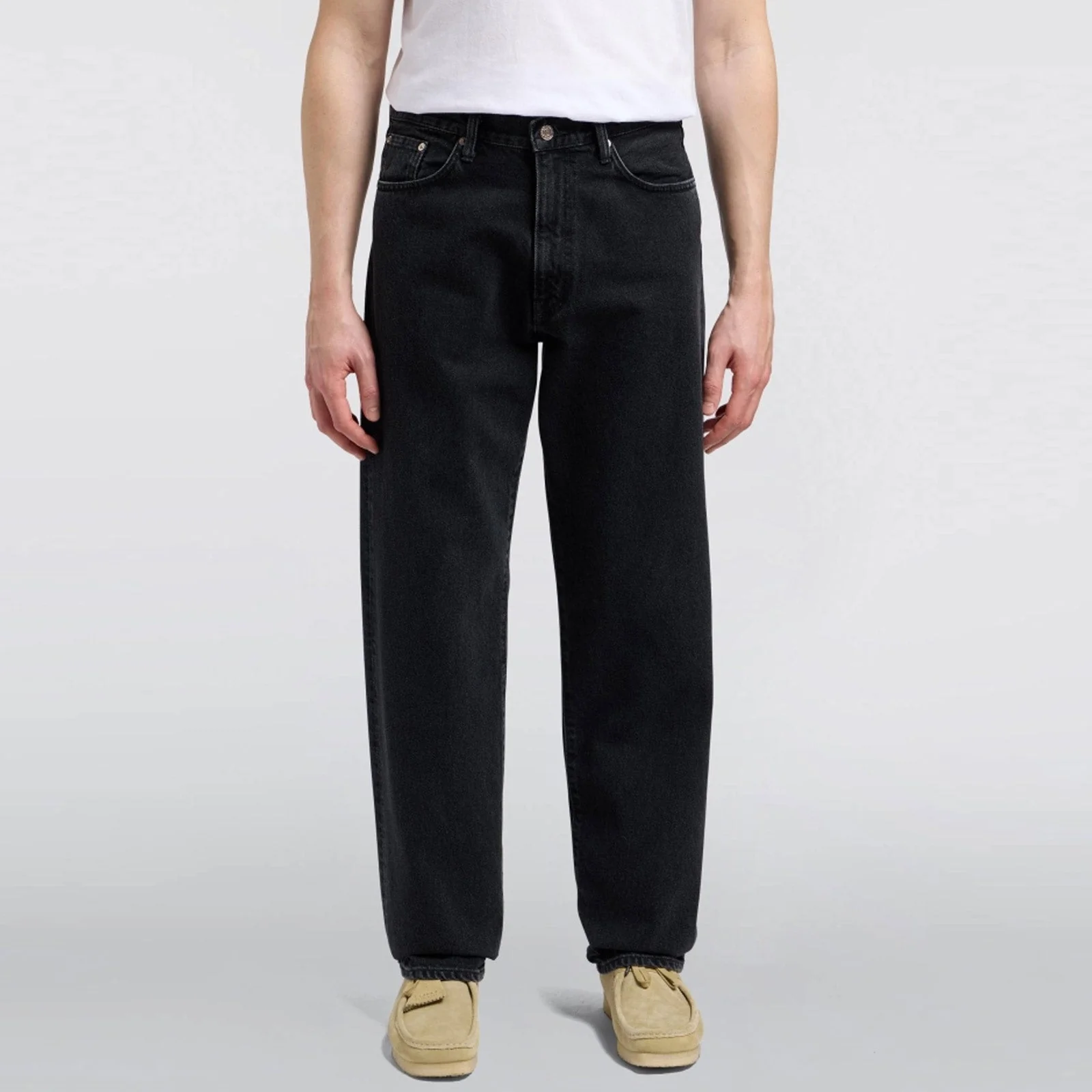 Loose Fit Kaihara Right Hand Black Denim 13oz black dark used