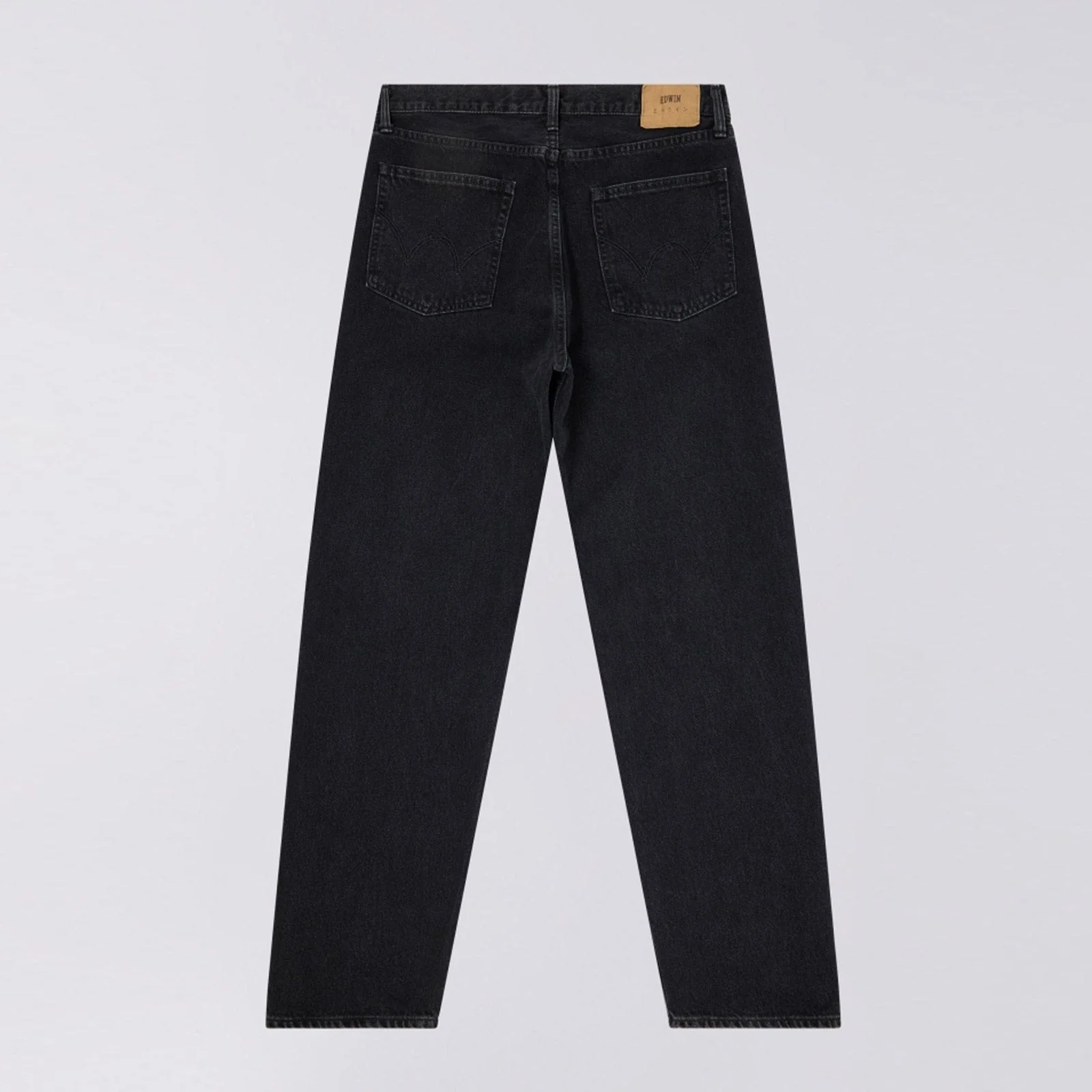 Loose Fit Kaihara Right Hand Black Denim 13oz black dark used - Image 5