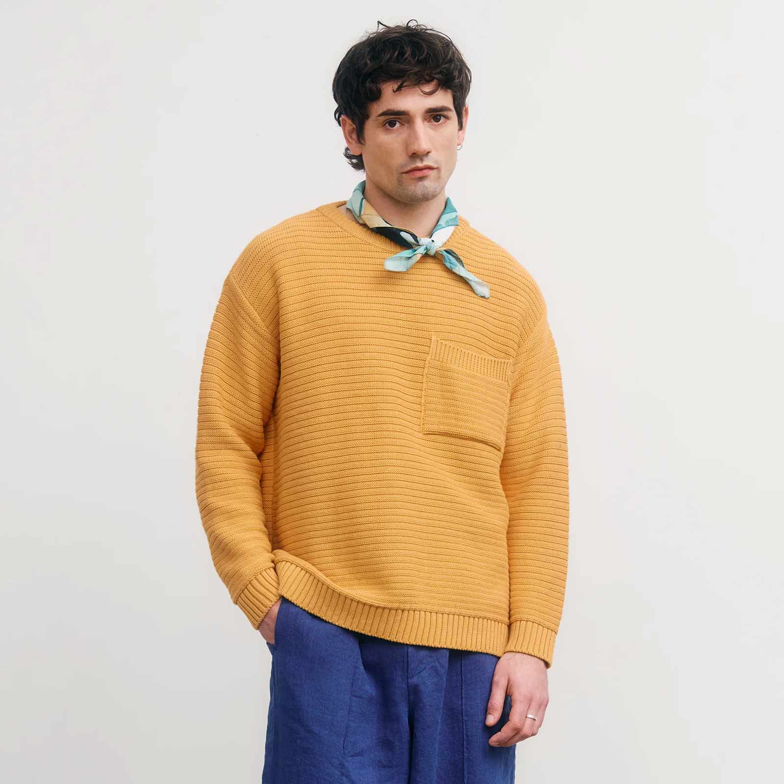Loose Knit Jumper pale orange