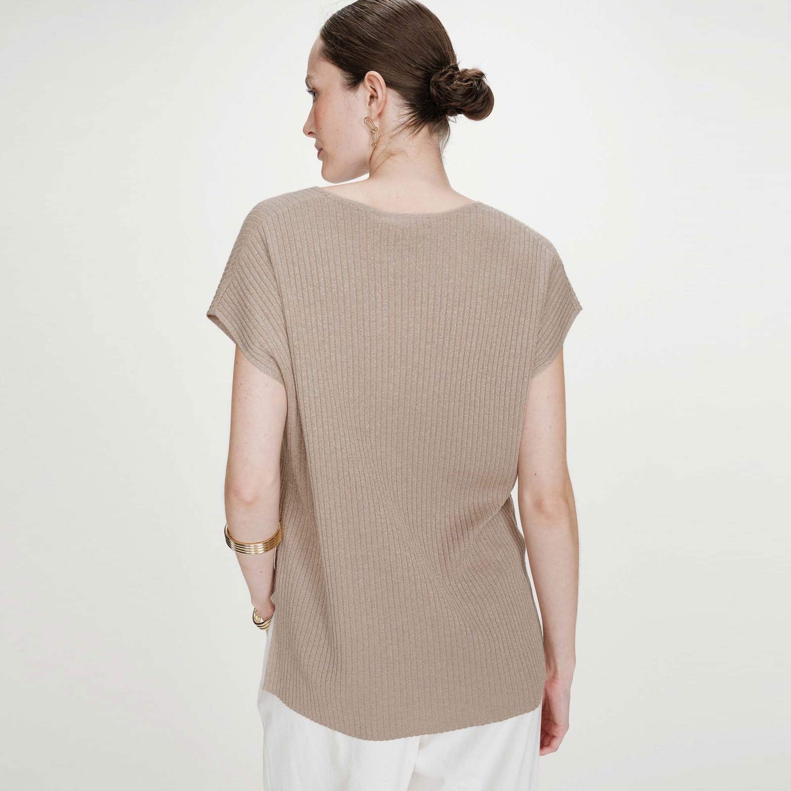 Loose Lurex Top Vaporo or - Image 2