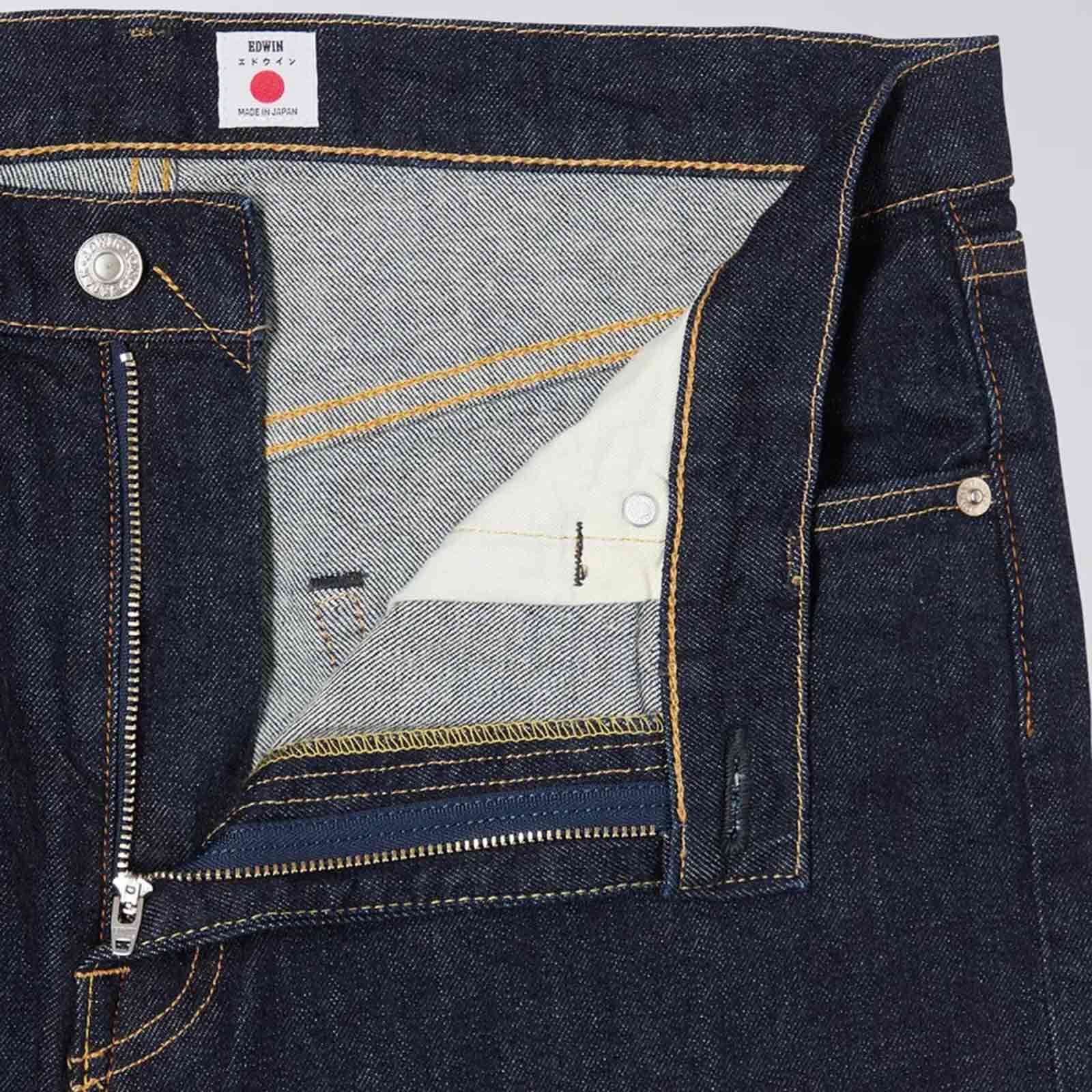 Loose Tapered Kaihara Pure Indigo Blue rinsed - Image 6