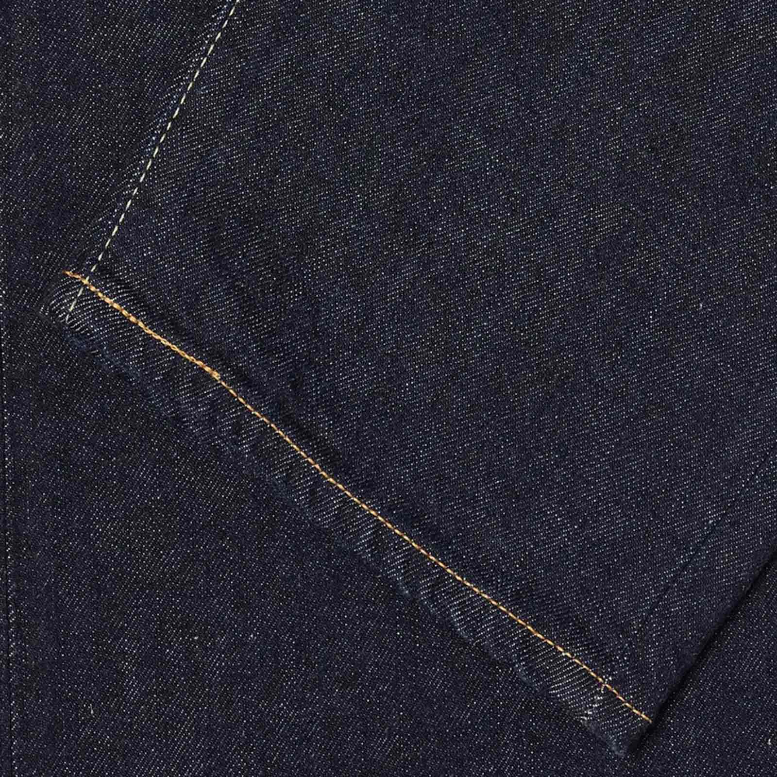 Loose Tapered Kaihara Pure Indigo Blue rinsed - Image 7