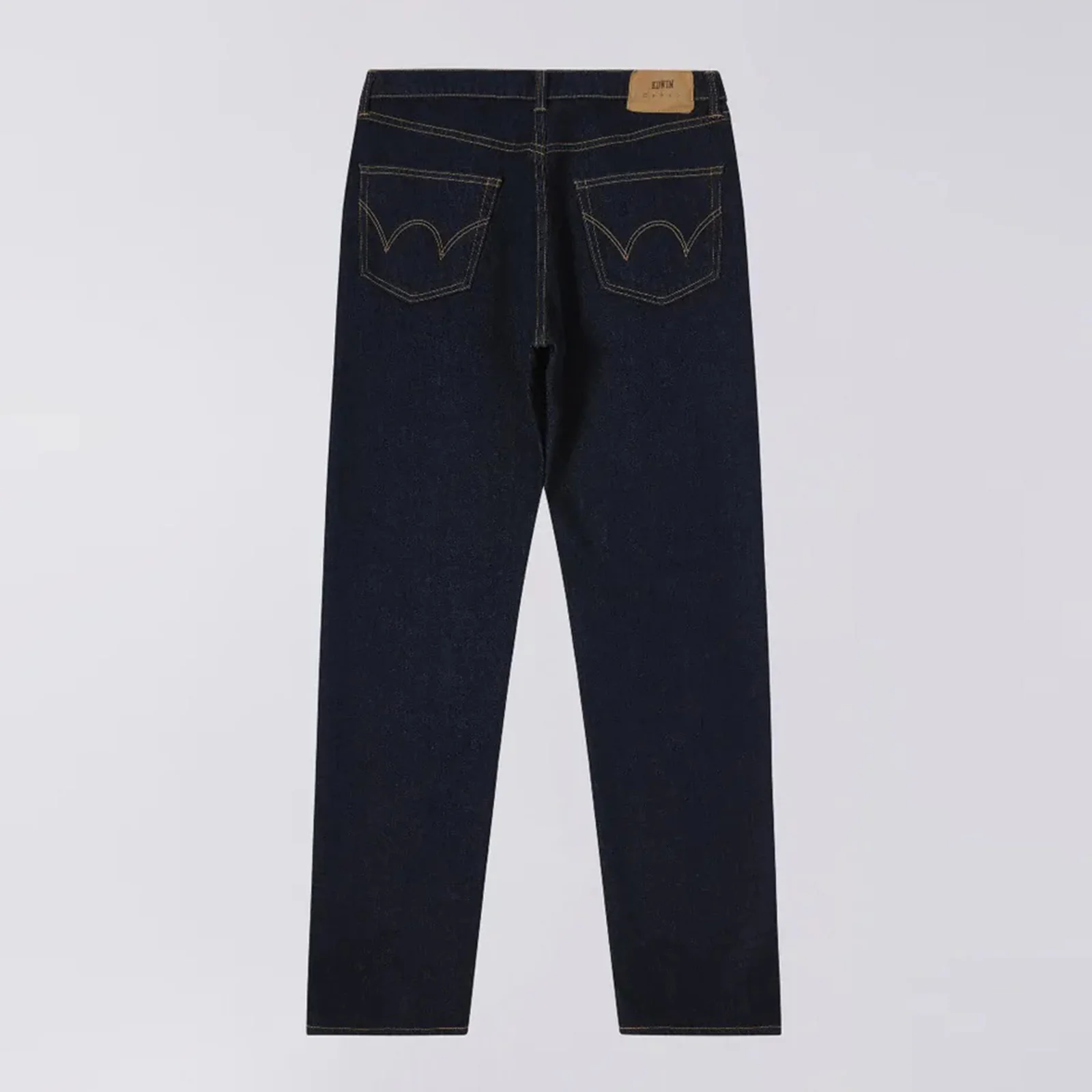 Loose Tapered Kaihara Pure Indigo Stretch Denim Blue rinsed - Image 2