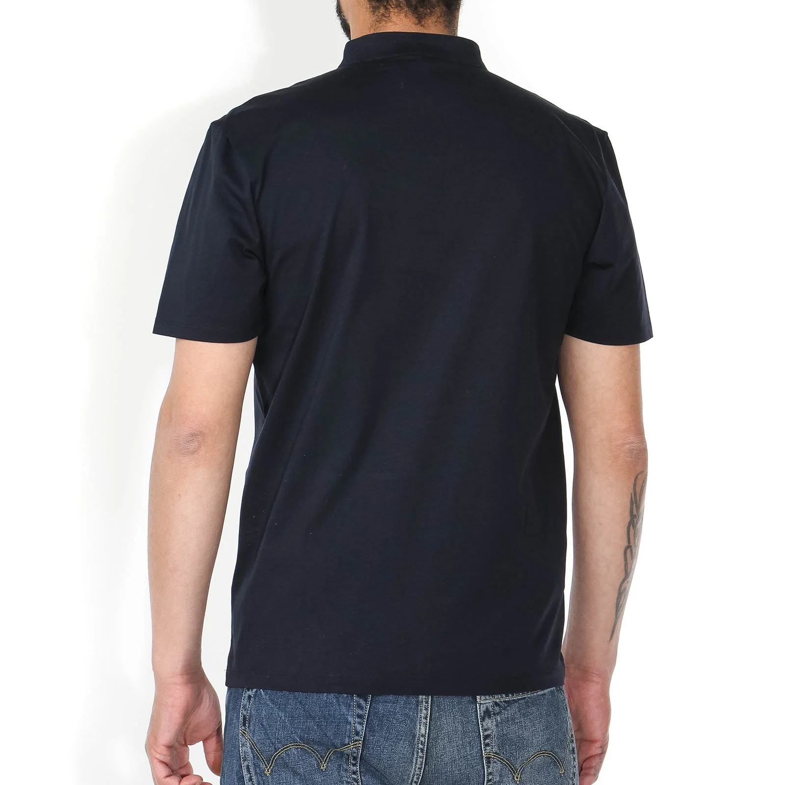 Louis Jersey Poloshirt 520109 navy - Image 2