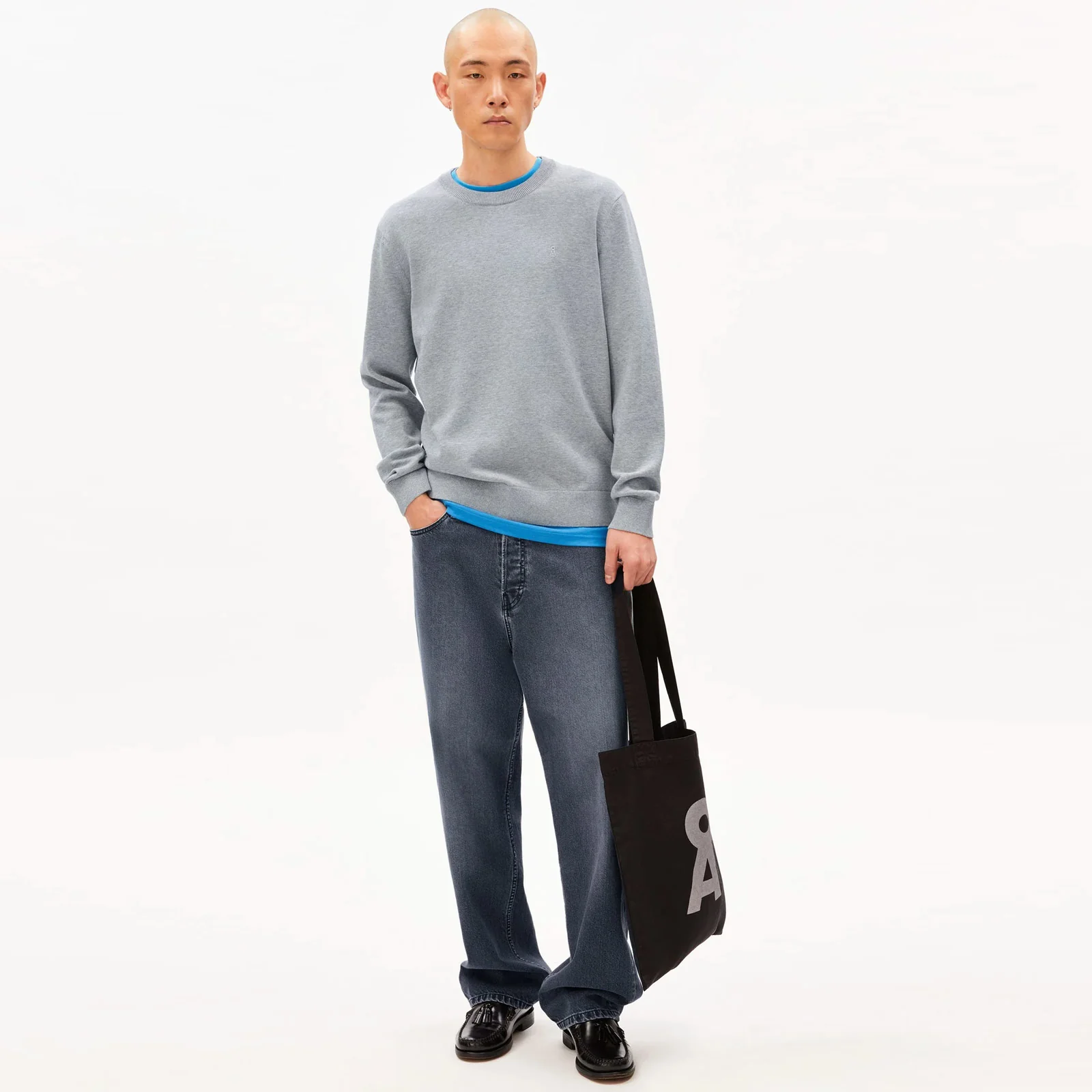 Loukaa Jumper silver melange - Image 3