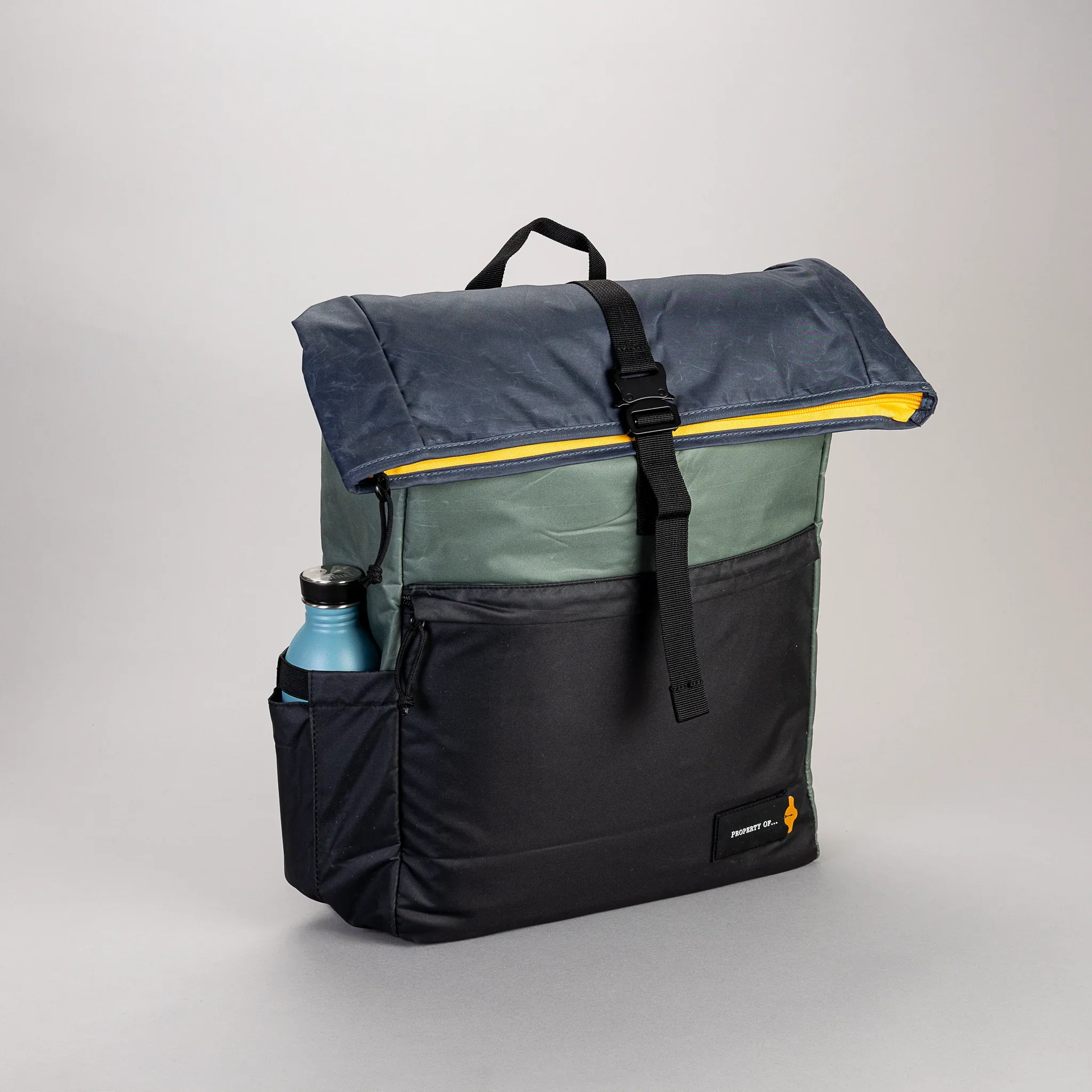 Lucas Roll Down Backpack navy/army/coal - Image 2