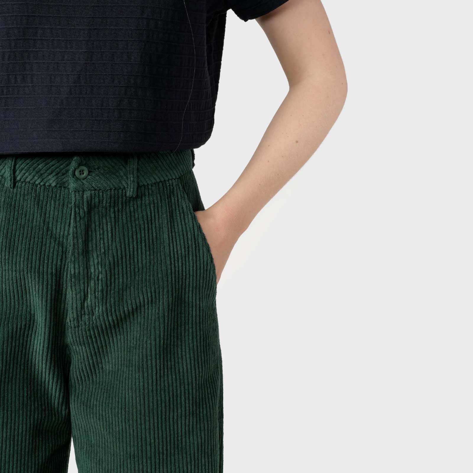 Lydia Jumbo Corduroy Pants moss green - Image 3