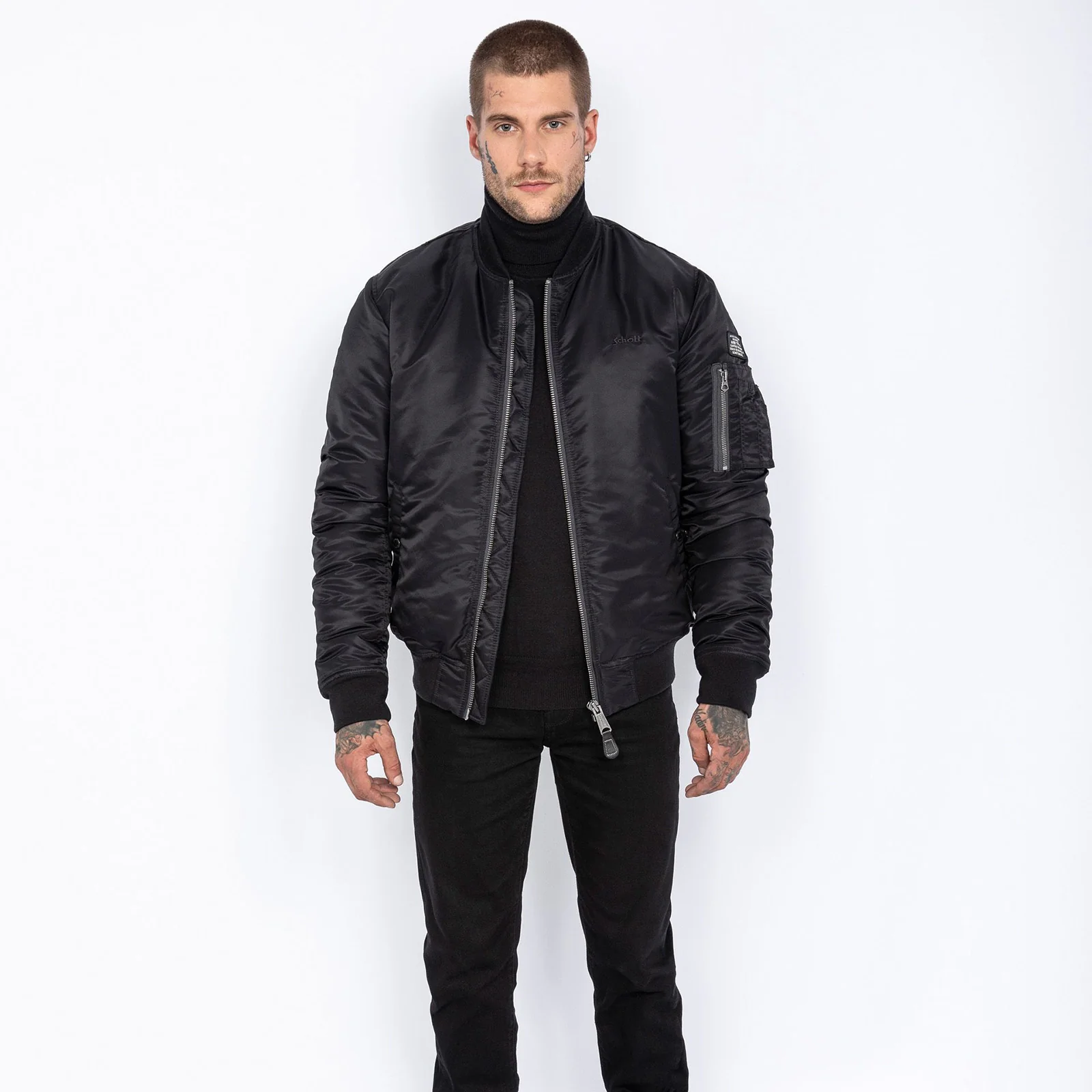 MA-1 Airforce Bomber black - Image 2