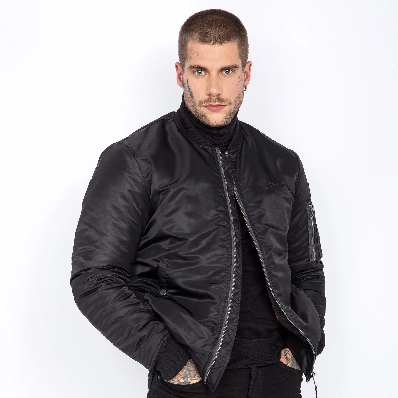 MA-1 Airforce Bomber black - Image 3