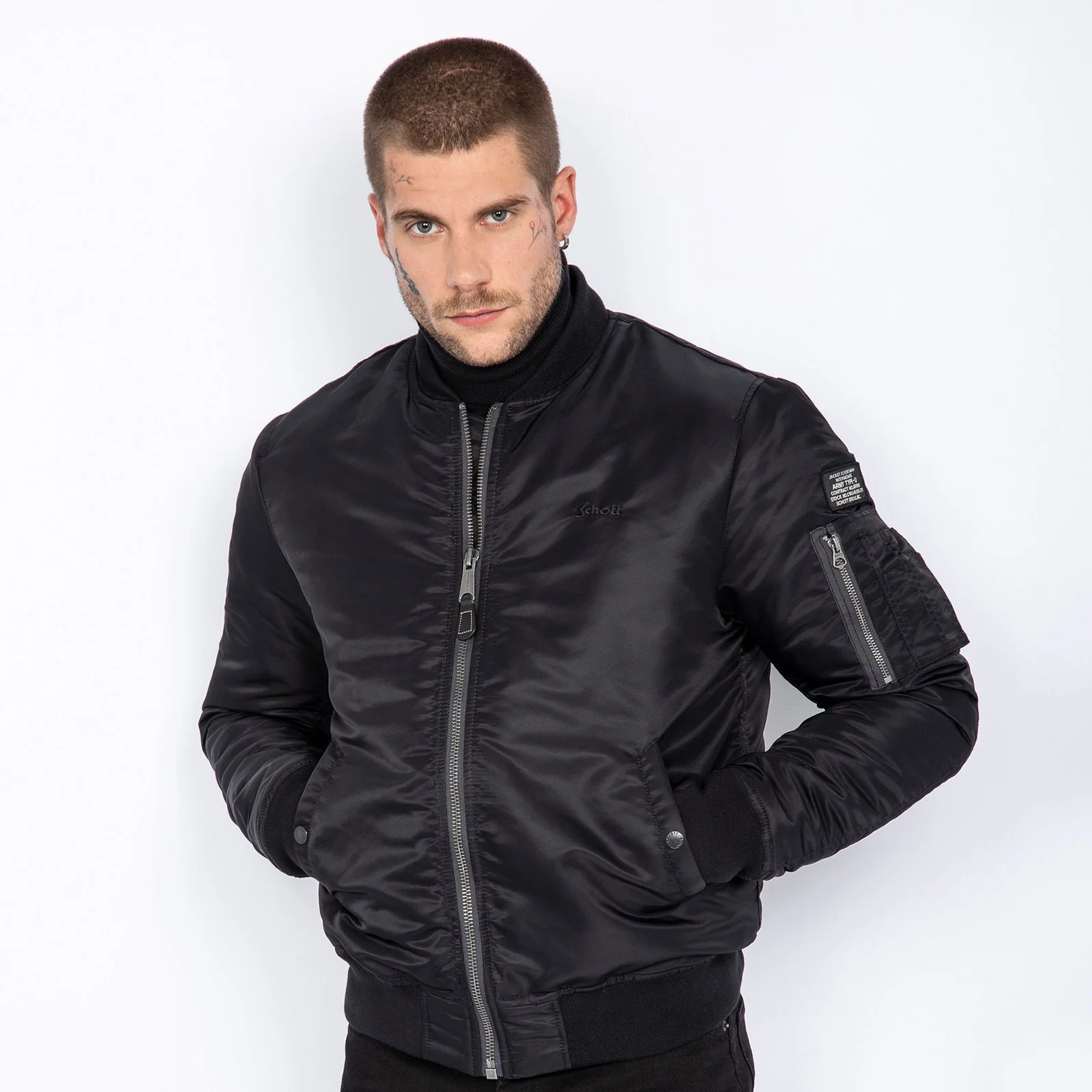 MA-1 Airforce Bomber black - Image 4