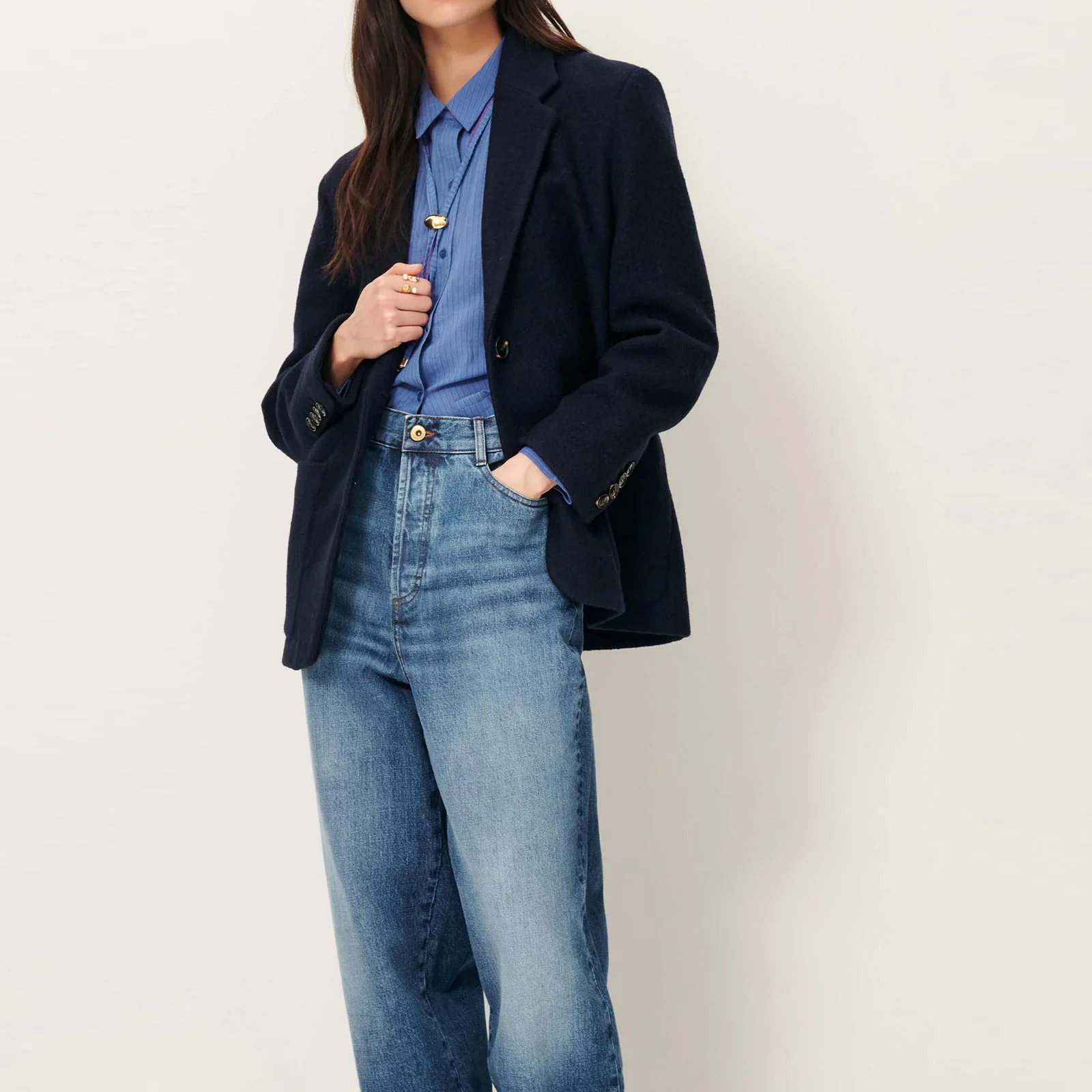 Madawool Wooly Jacket navy